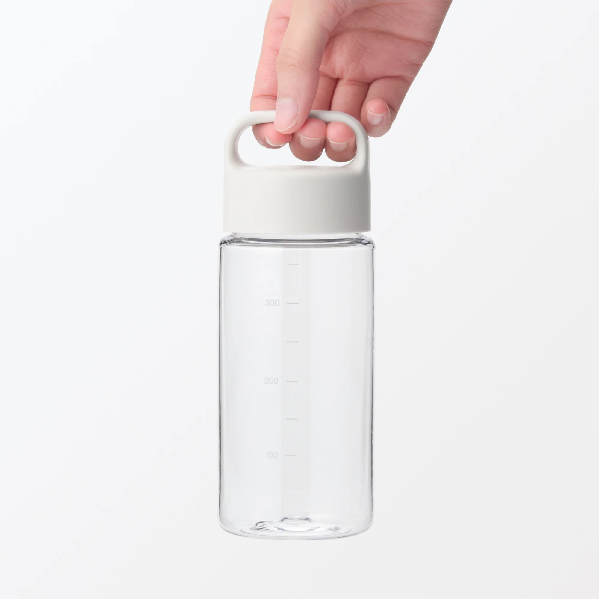 Easy-to-Carry Water Bottle With Scale - White (350ml) - Image 6