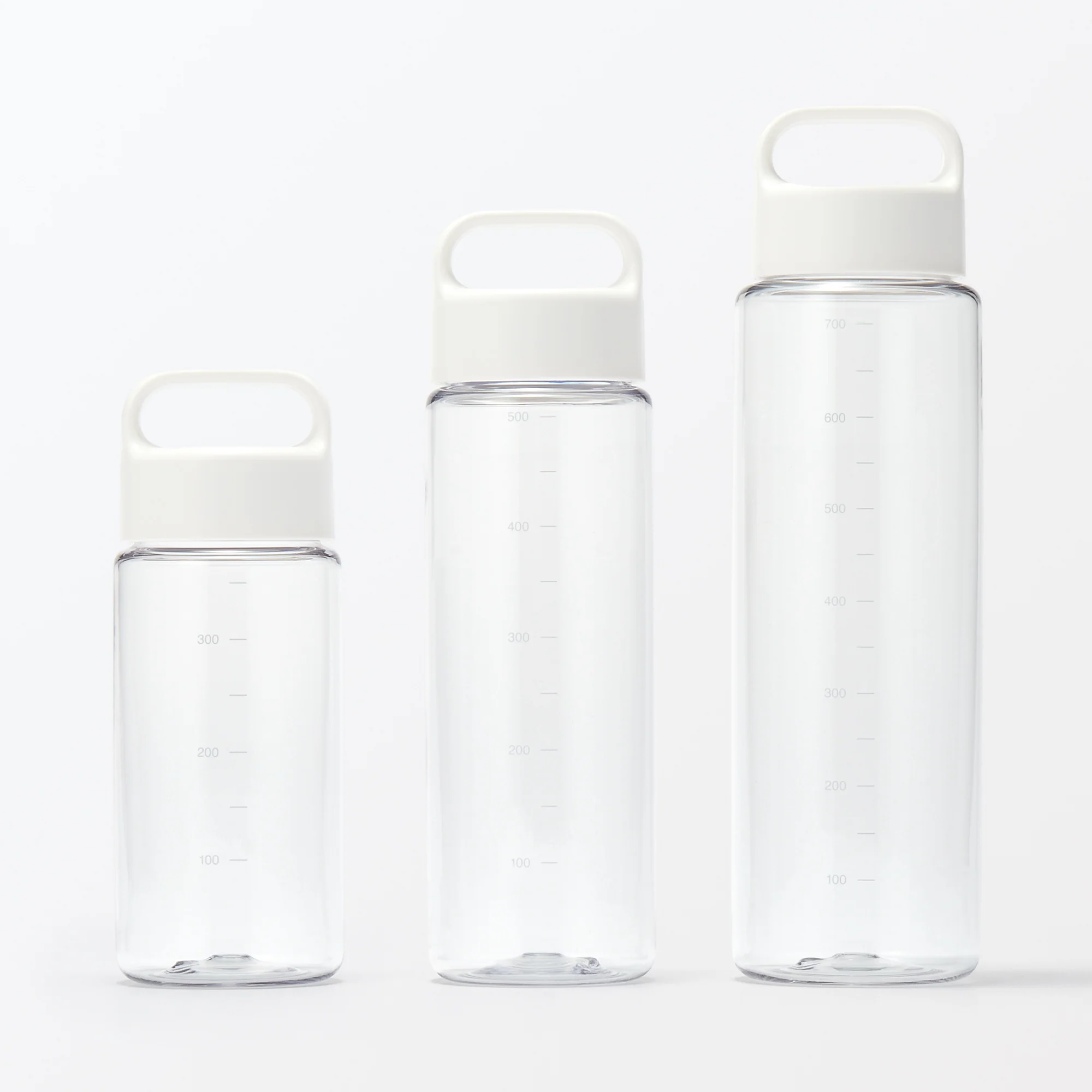 Easy-to-Carry Water Bottle With Scale - White (350ml) - Image 7