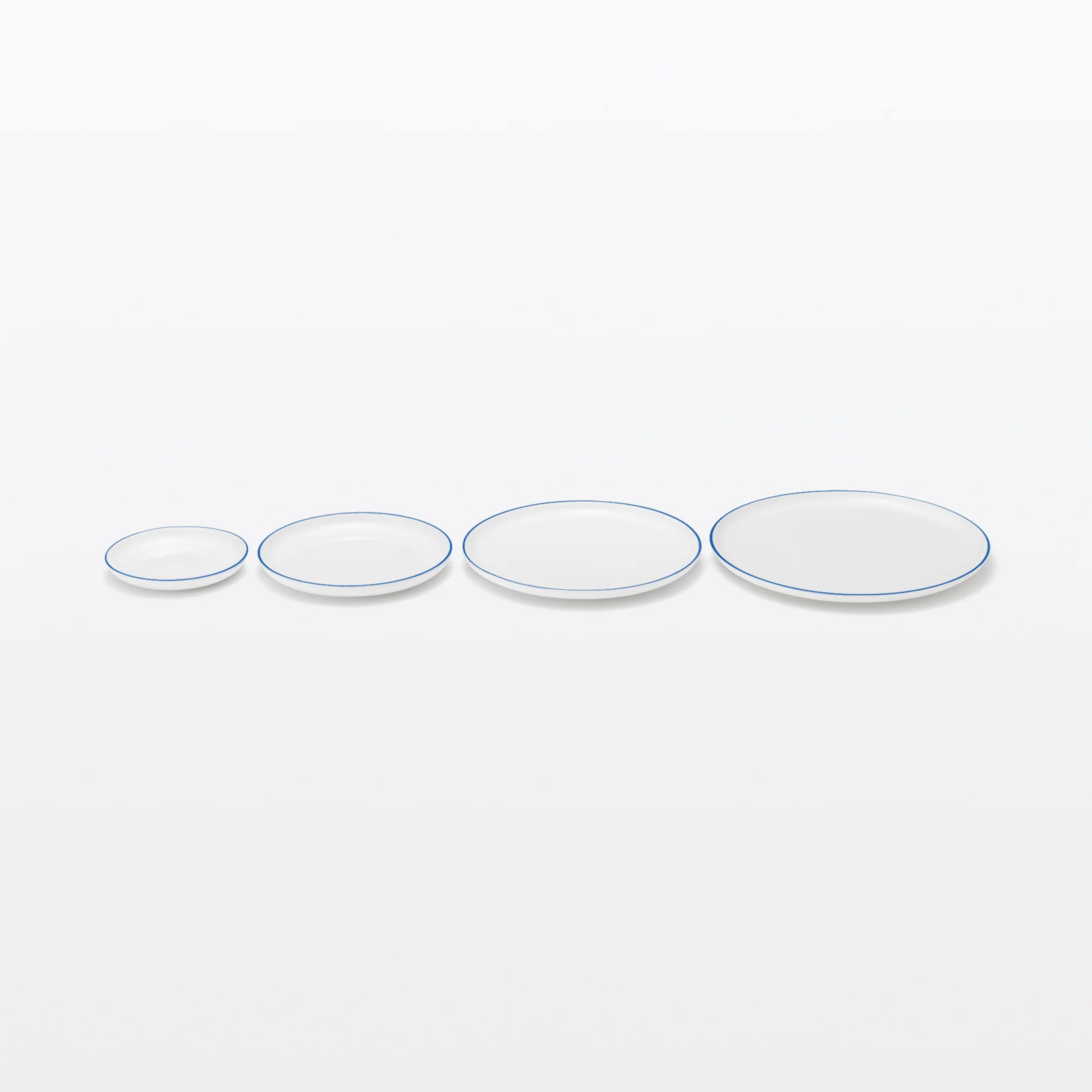 Everyday Tableware Appetizer Plate - Blue Stripe - Image 7