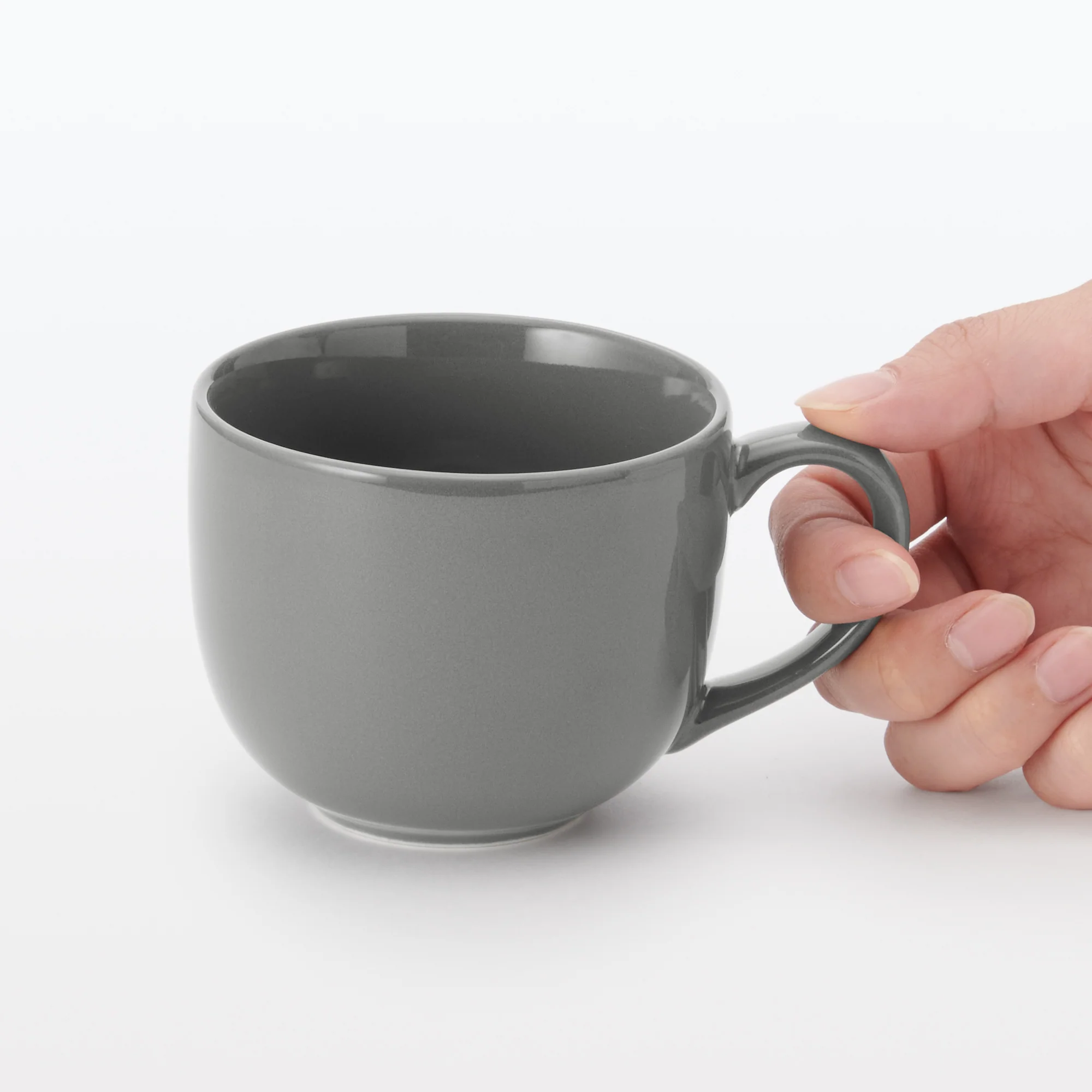 Everyday Tableware Coffee Cup - Grey - Image 6