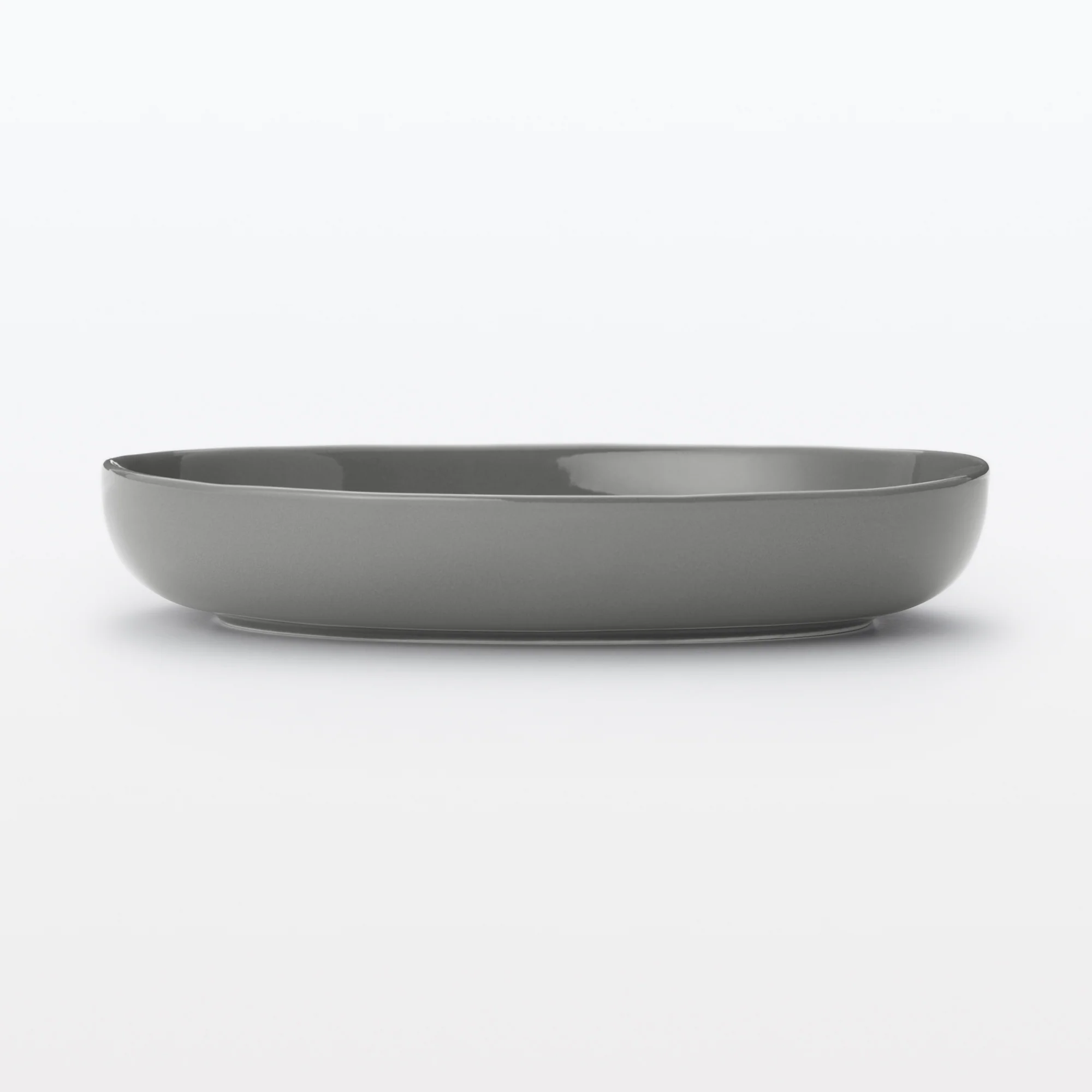 Everyday Tableware Oval Bowl - Grey - Image 2