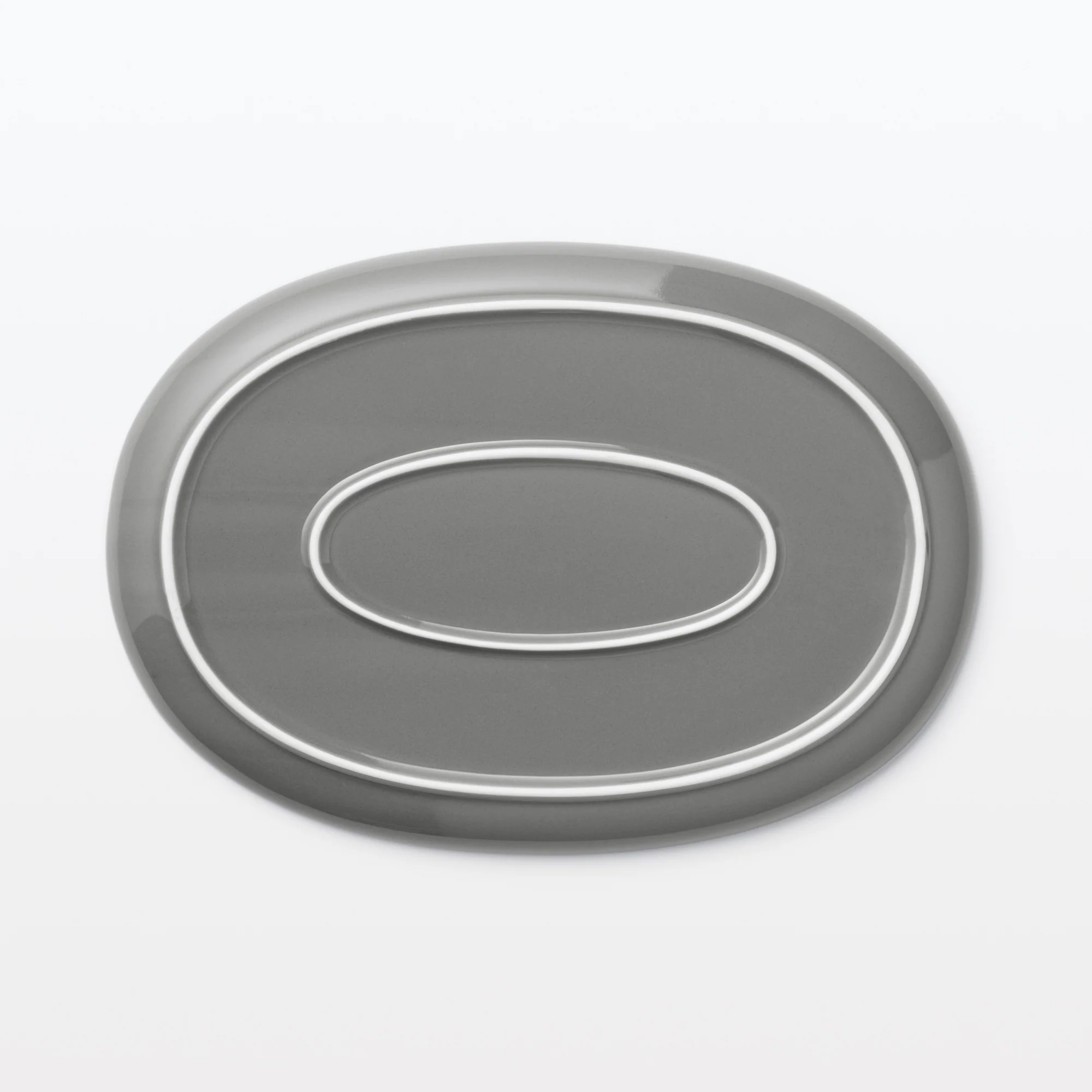 Everyday Tableware Oval Plate Large - Grey - Image 4