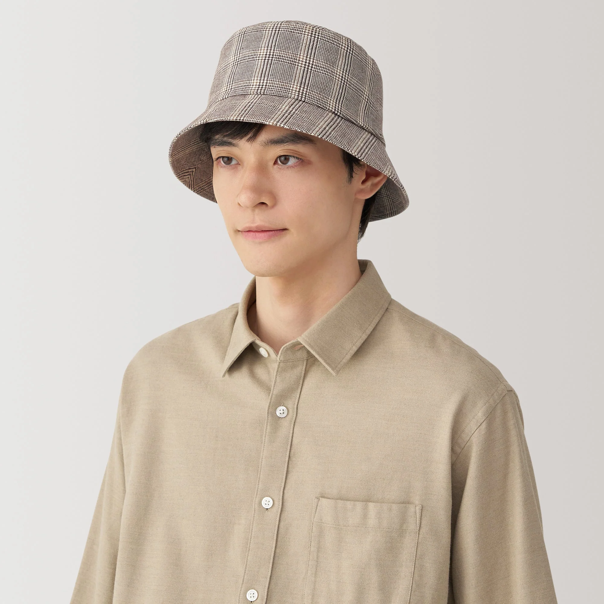 Flannel Bucket Hat