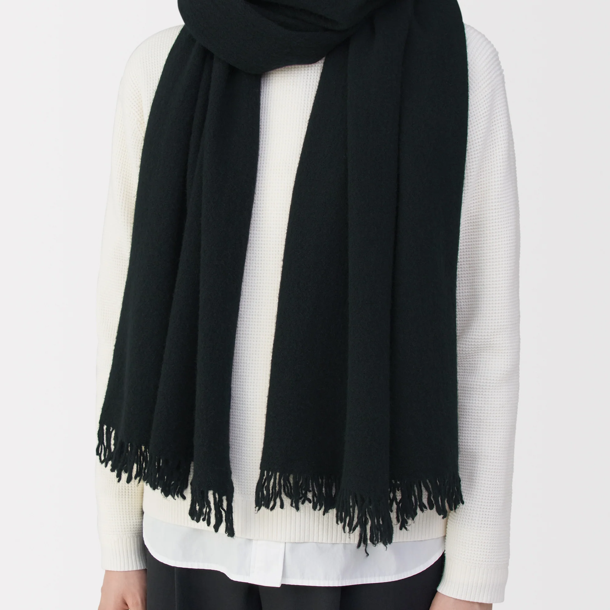 Fluffy Wool Blanket Stole - Image 10