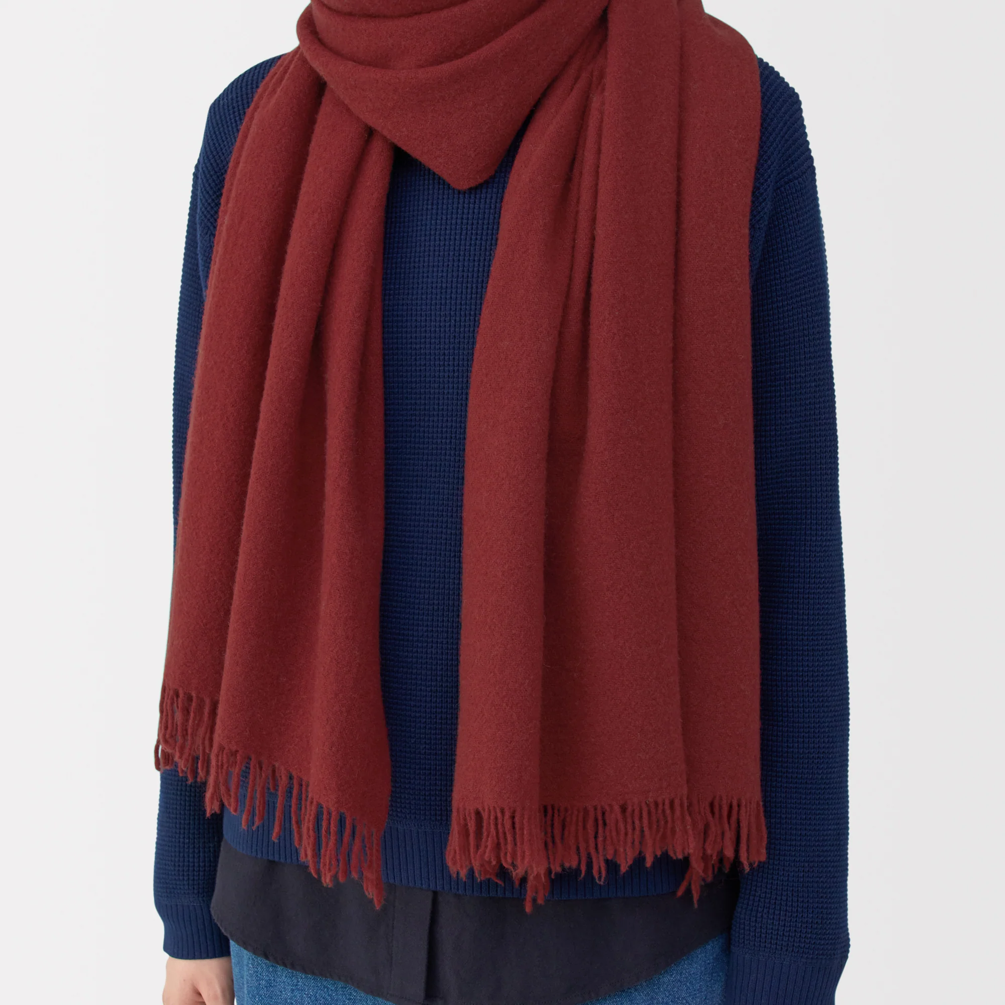 Fluffy Wool Blanket Stole - Image 15