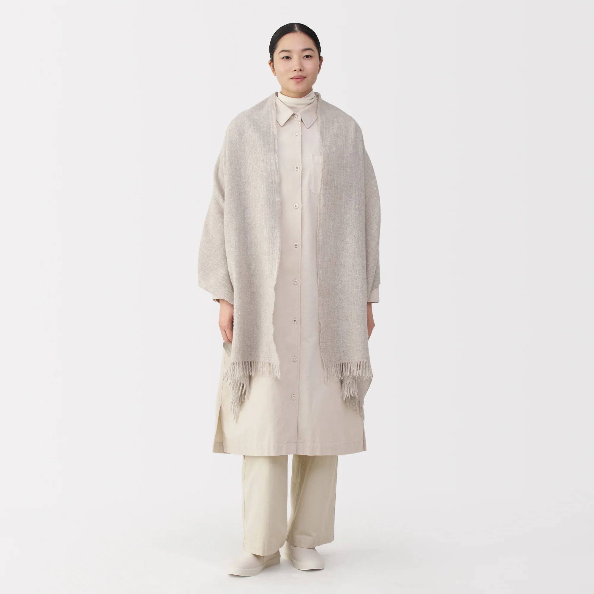 Fluffy Wool Blanket Stole - Image 19