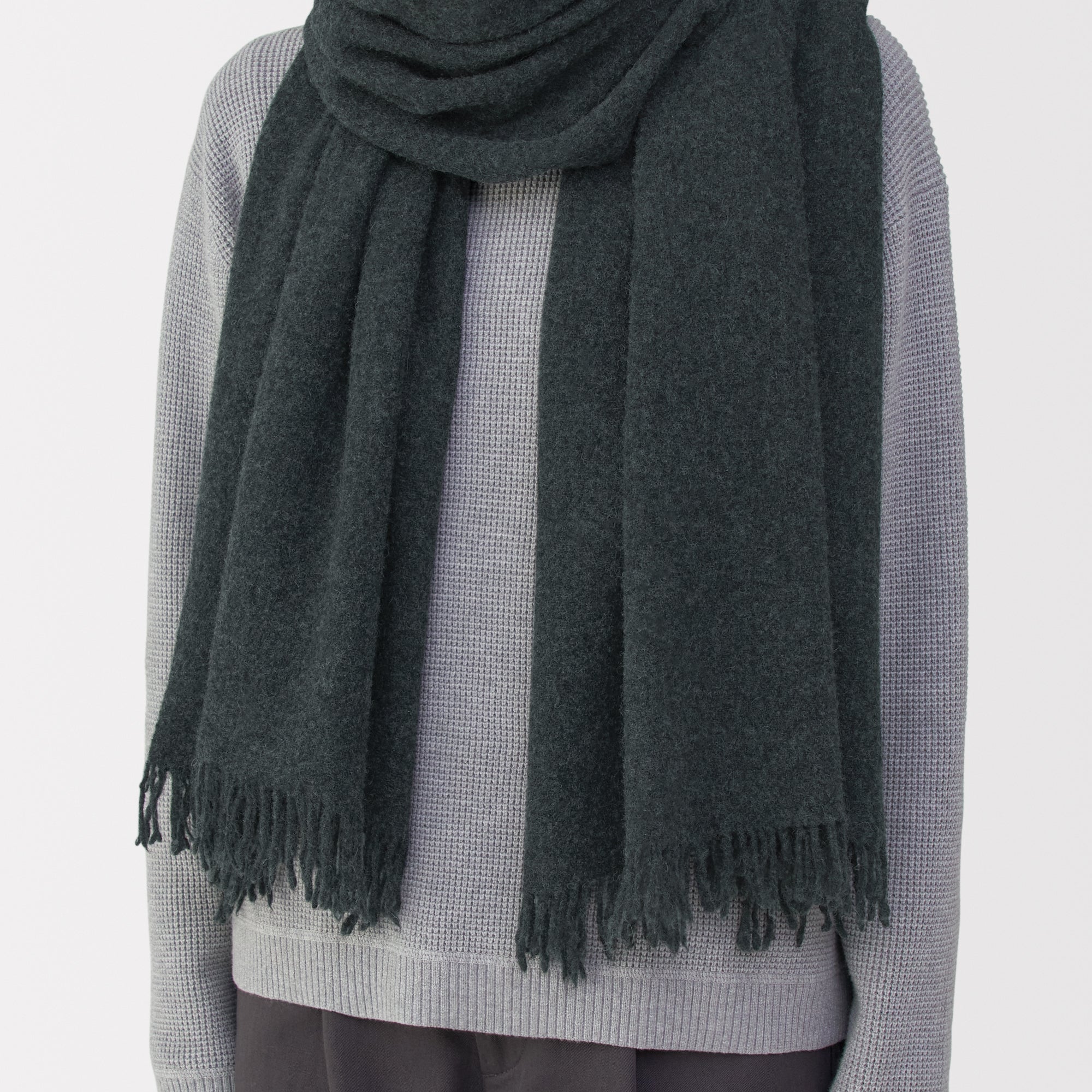 Fluffy Wool Blanket Stole - Image 25