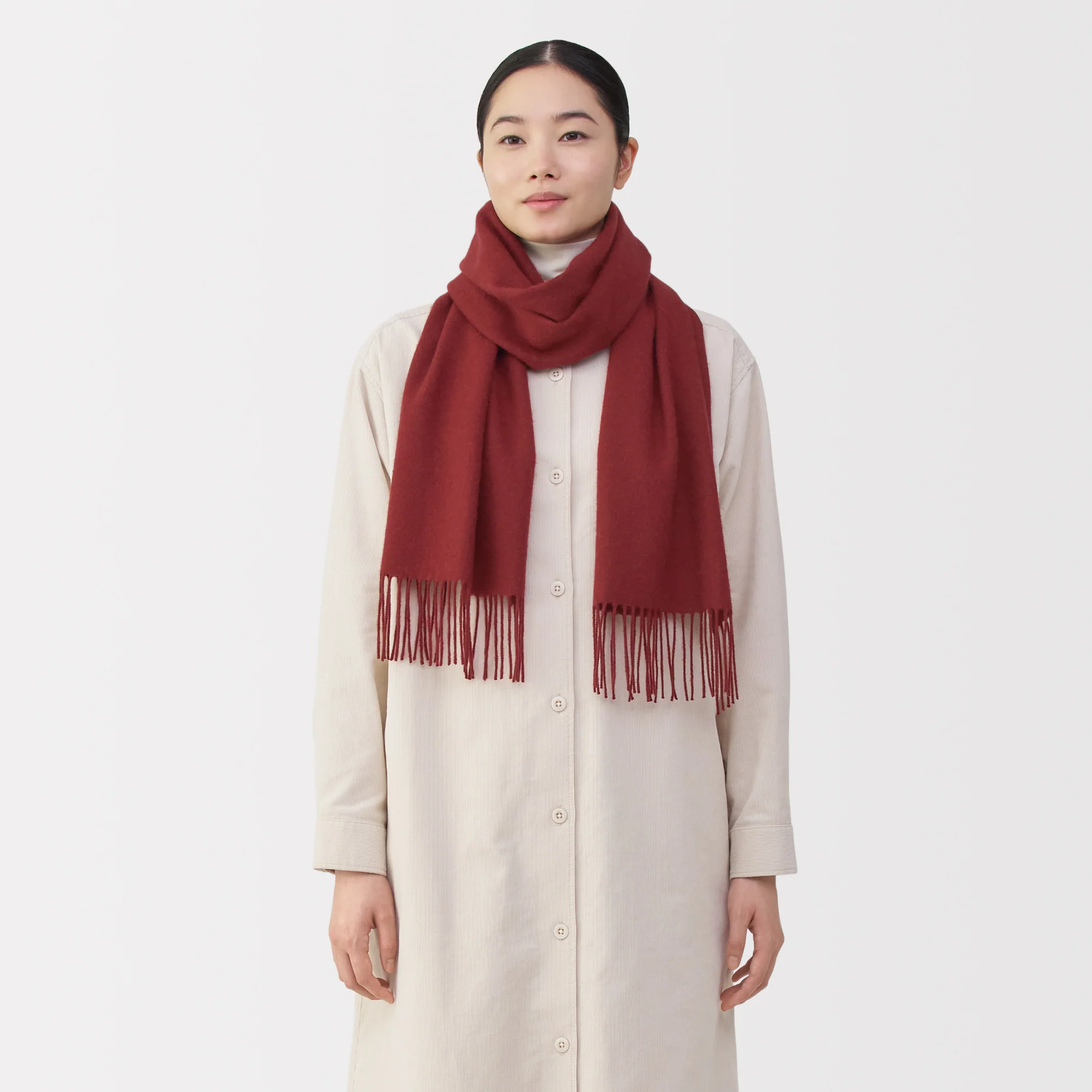 Fluffy Wool Scarf - Image 3