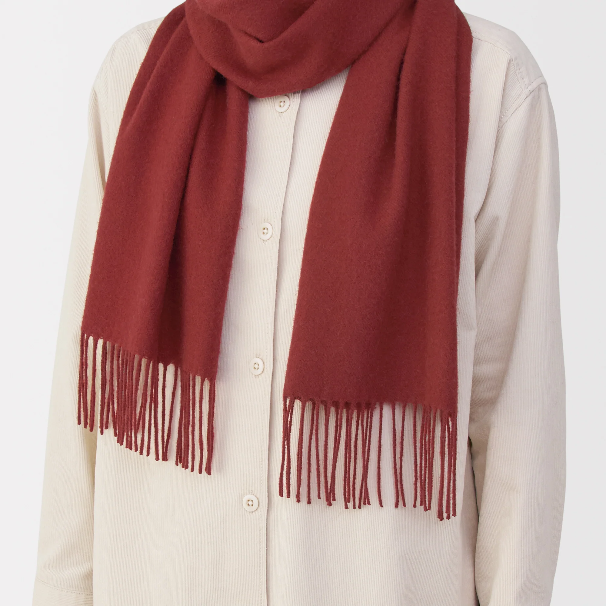Fluffy Wool Scarf - Image 5