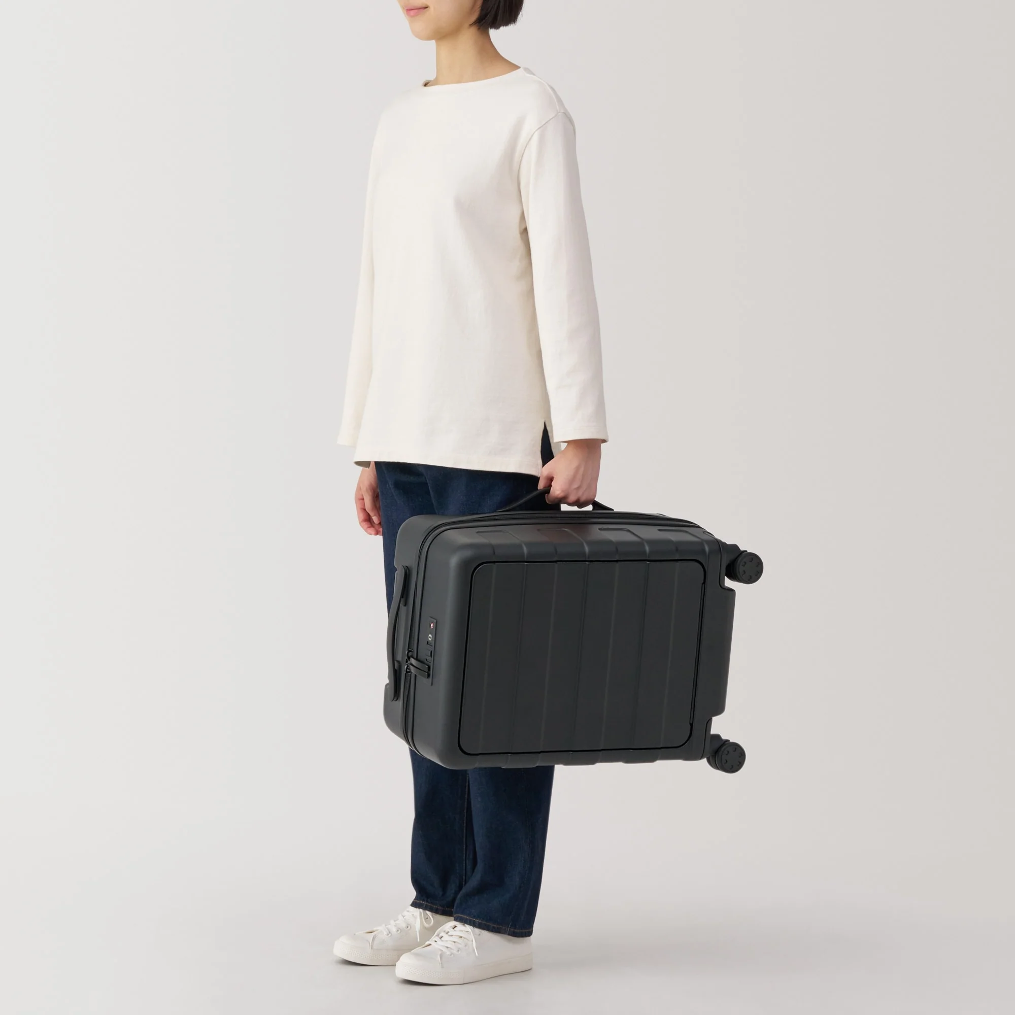Front Open Hard Suitcase 32L | Carry-On - Image 43