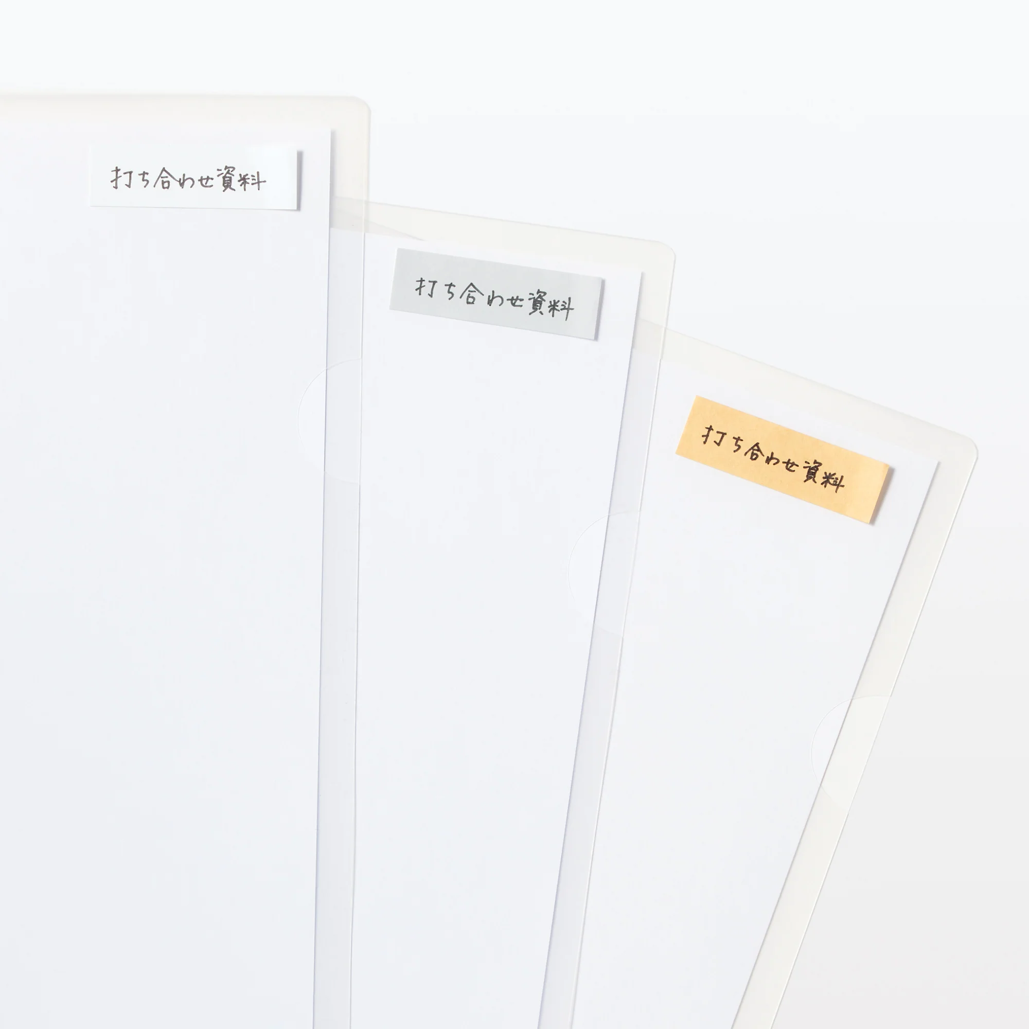 Full Adhesive Label Sticky Notes 3 Colour Set 50 x 15 mm - Image 4