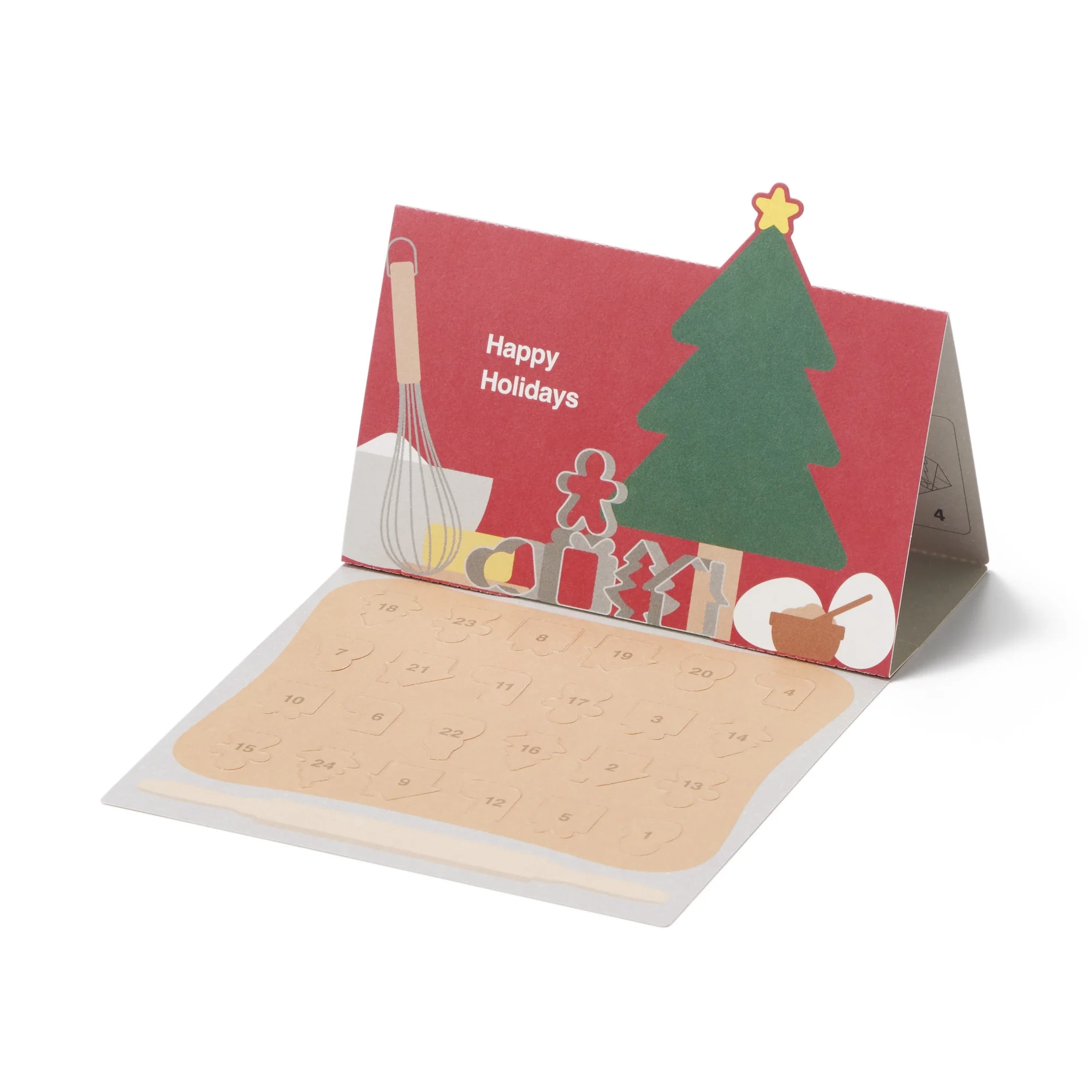 Fun-to-Flip Countdown Card - Cookies
