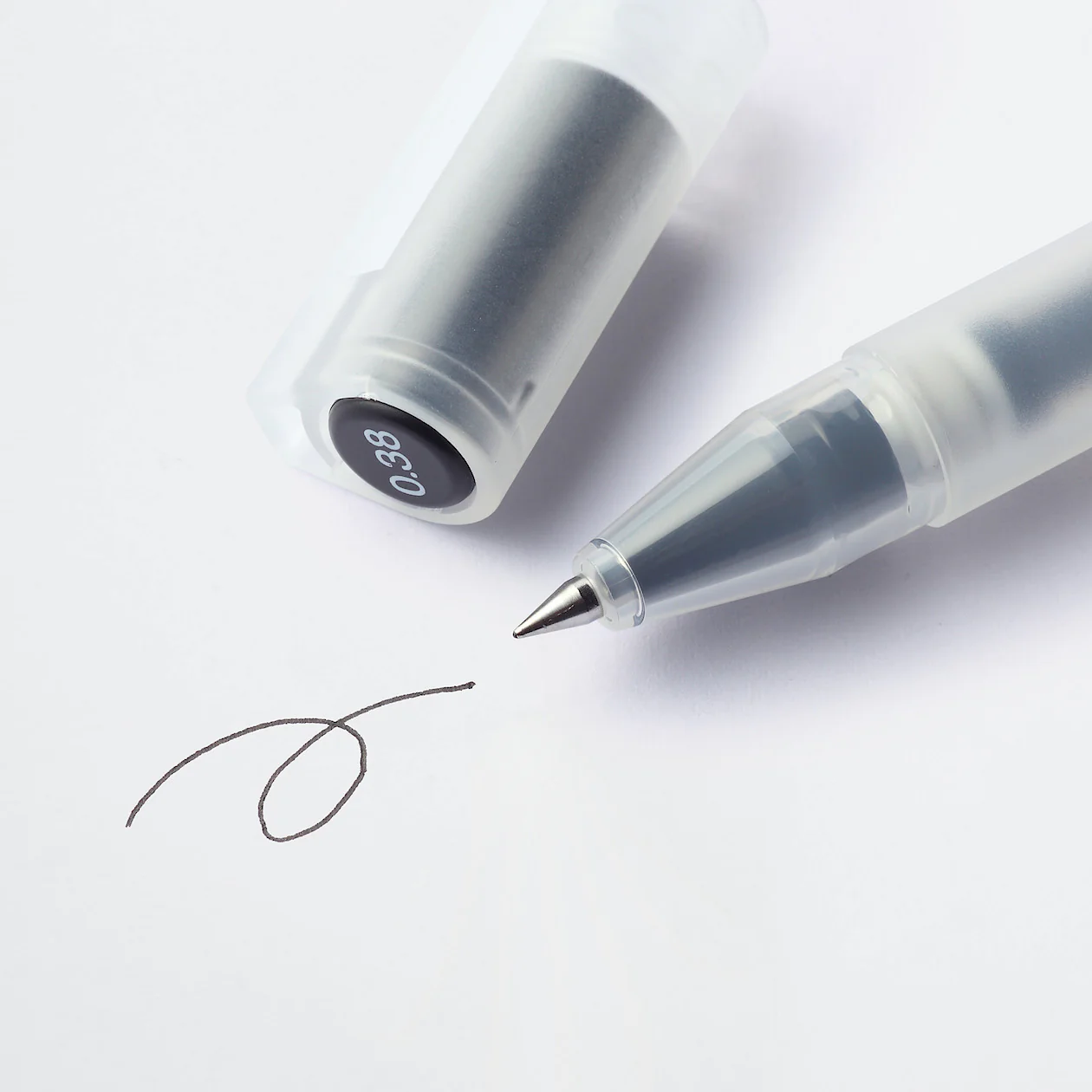Gel Ink Ballpoint Pen Cap Type Set of 10 - Image 3