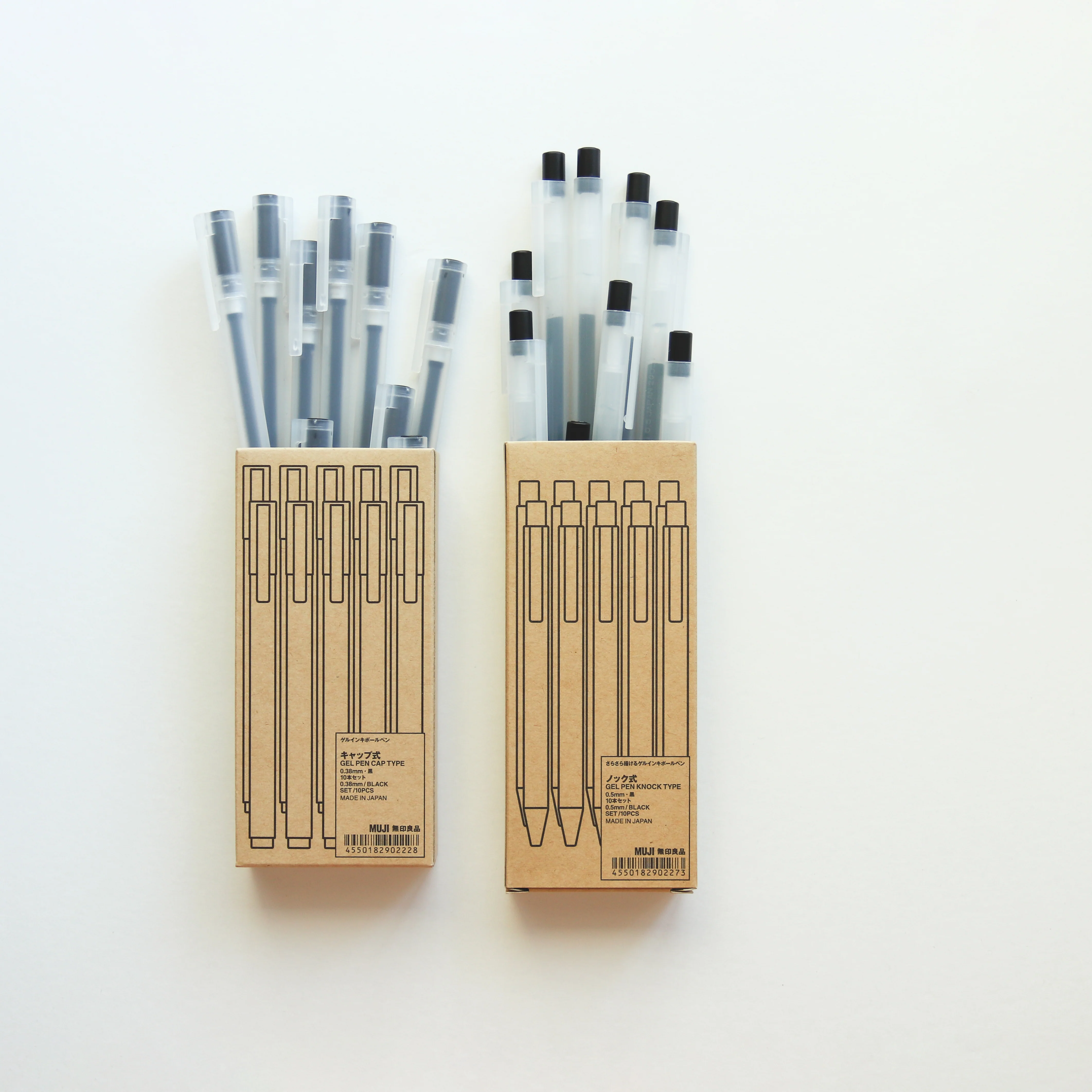 Gel Ink Ballpoint Pen Cap Type Set of 10 - Image 5