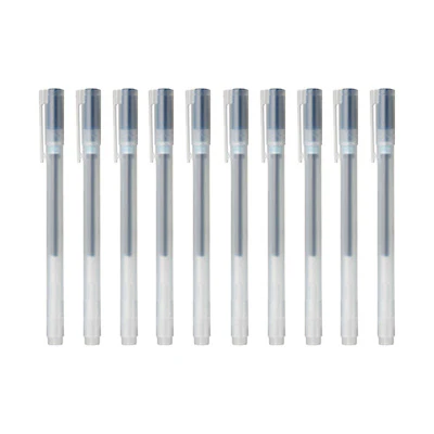 Gel Ink Ballpoint Pen Cap Type Set of 10 - Image 6