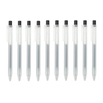 Gel Ink Ballpoint Pen Knock Type 0.5mm Set of 10 - Image 5