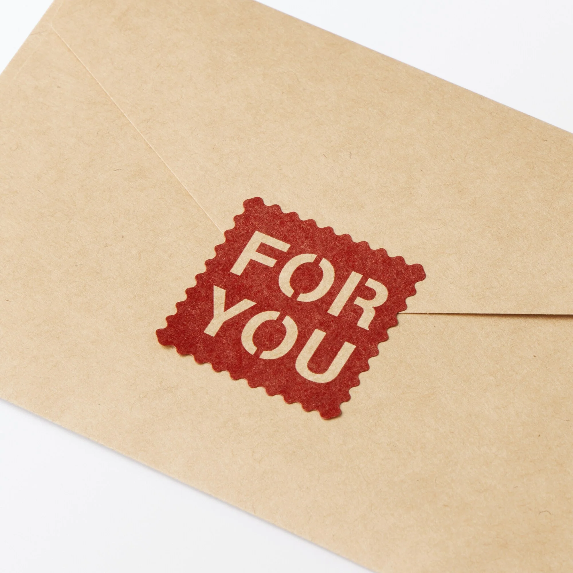 Gift Sticker - FOR YOU - 3.5 x 3.5 cm - Image 2