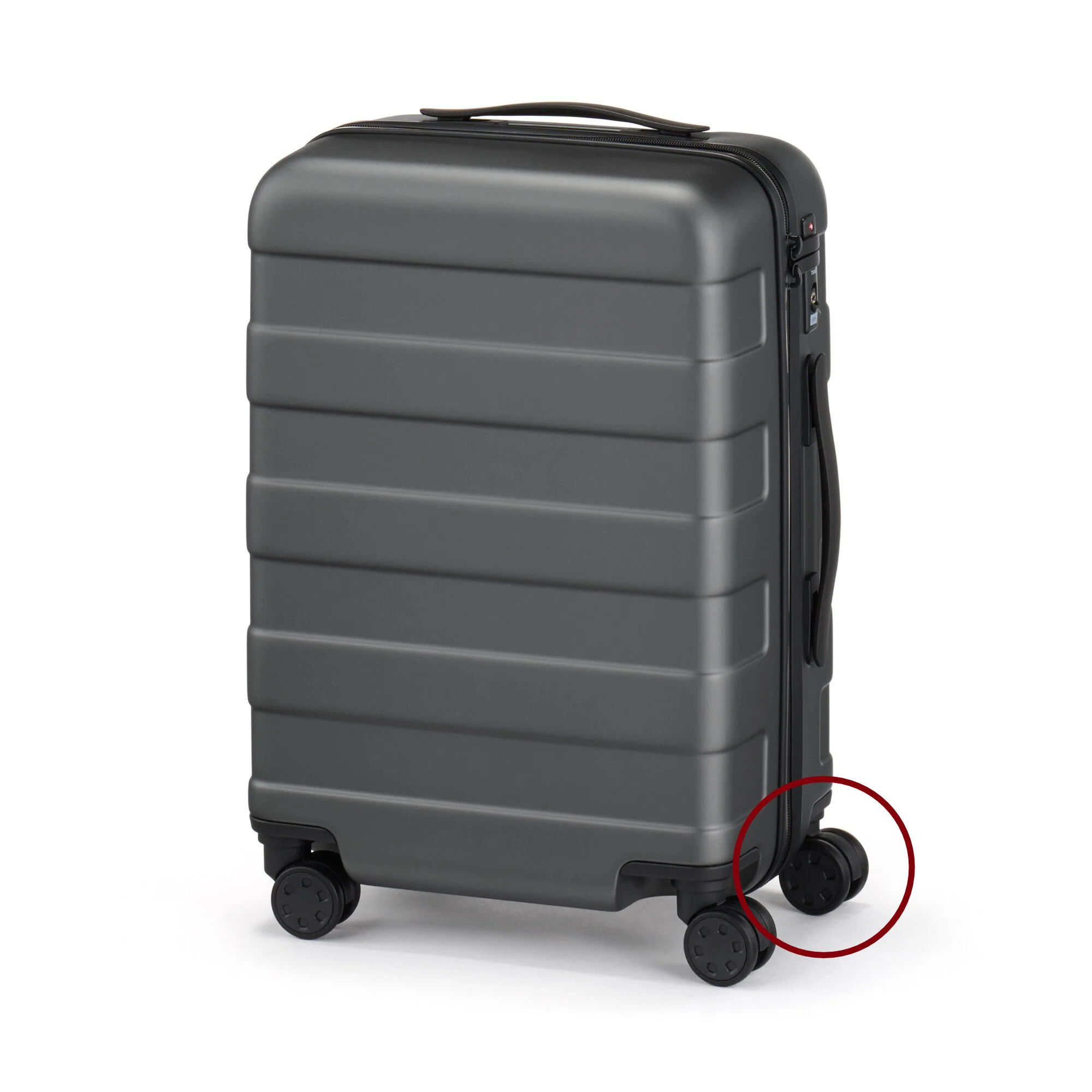 Back Left Caster for Hard Shell Suitcase - Image 2