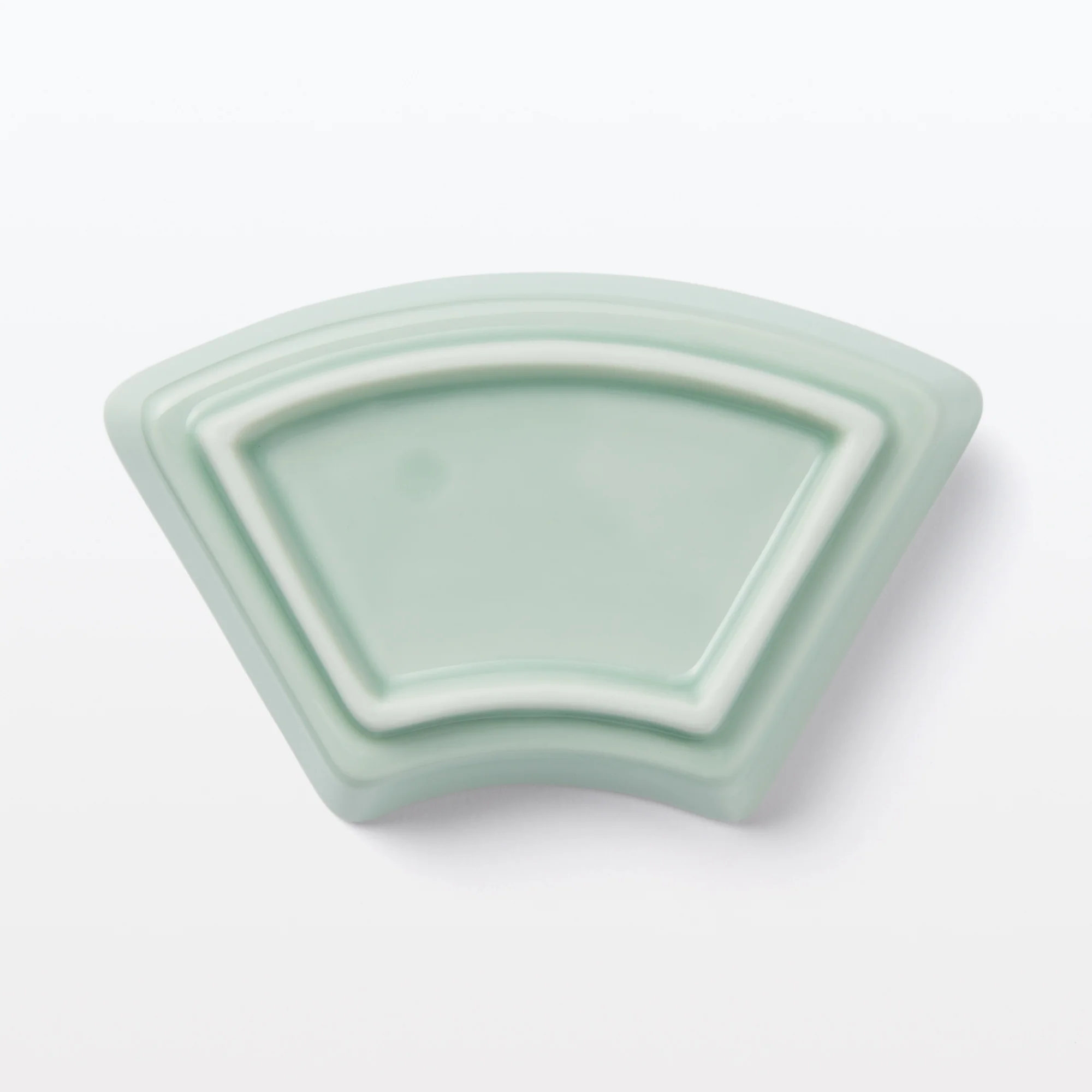 Hasami Ware Lucky Small Plate - Fan - Light Aqua - Image 4