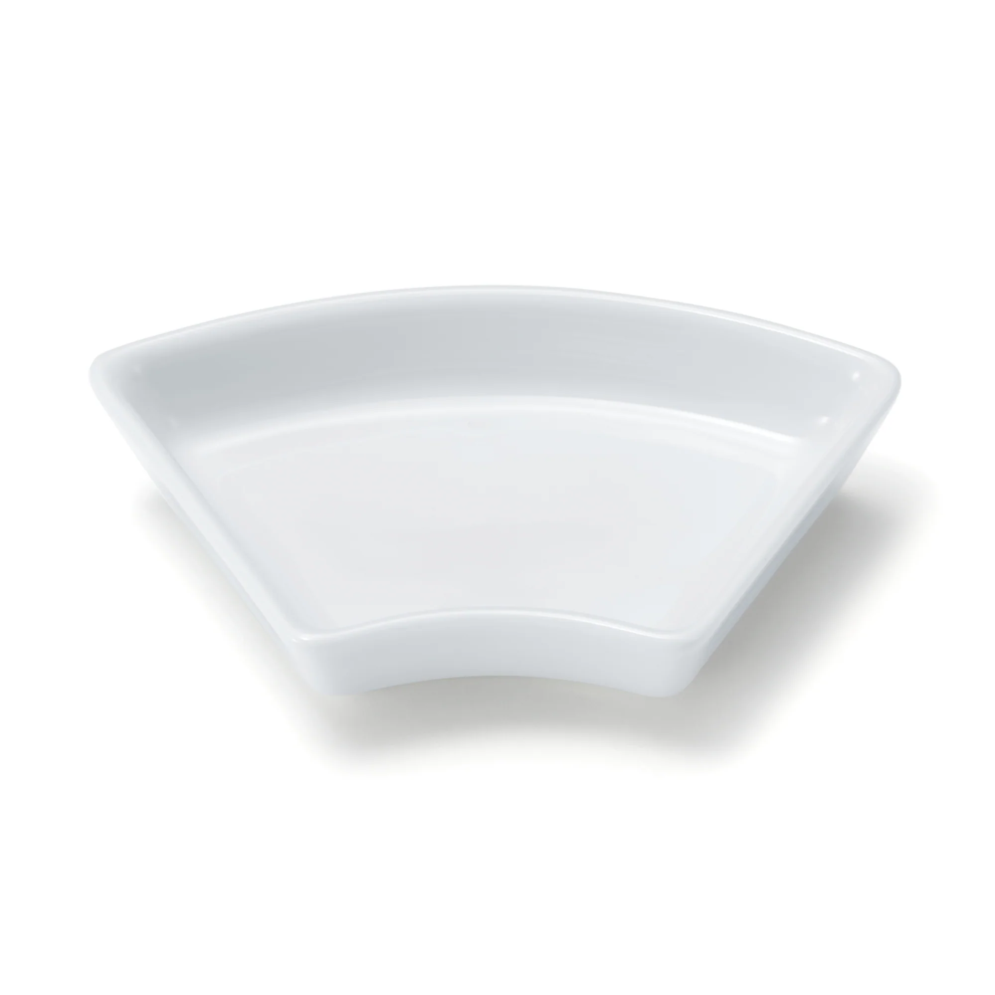 Hasami Ware Lucky Small Plate - Fan - White