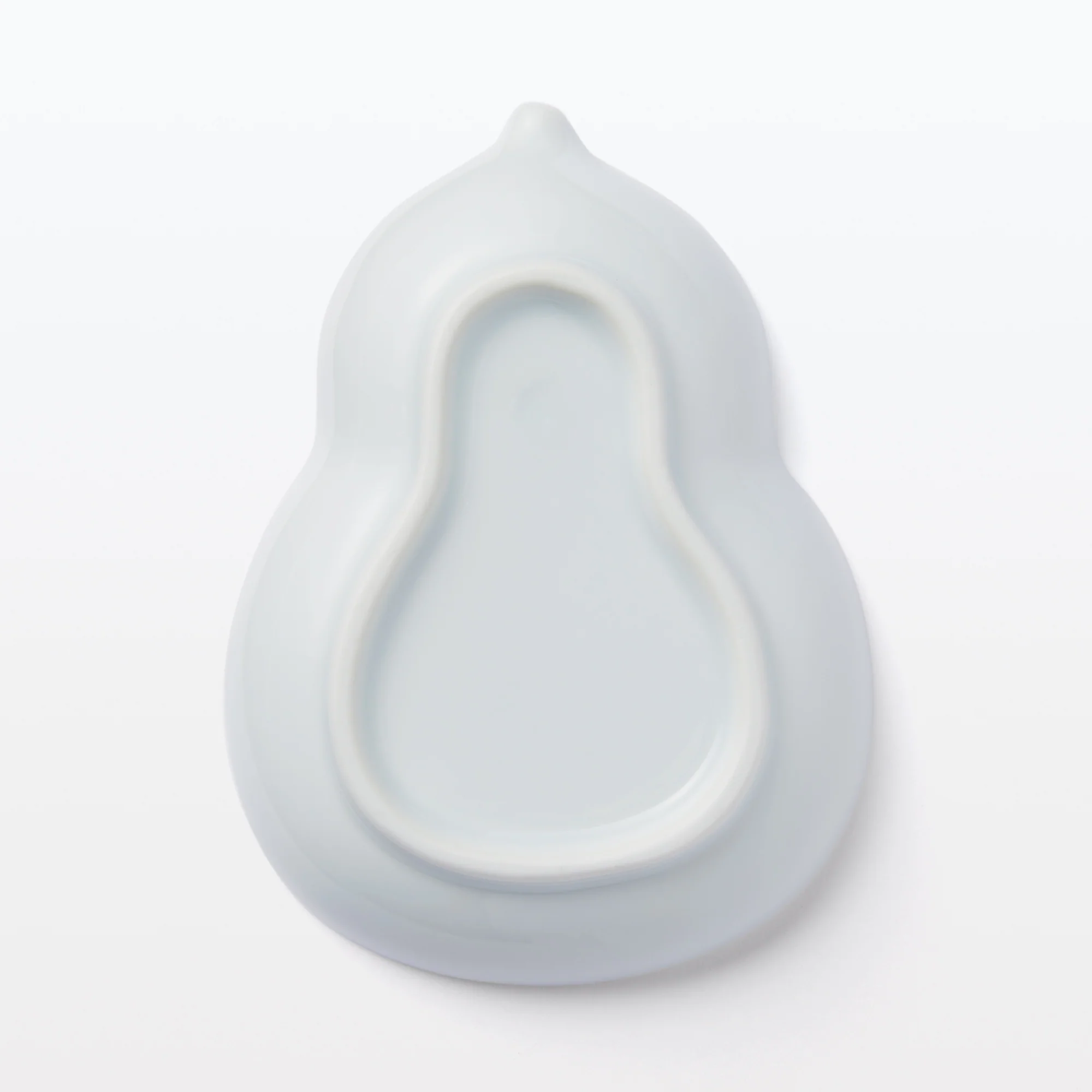 Hasami Ware Lucky Small Plate - Gourd - White - Image 4