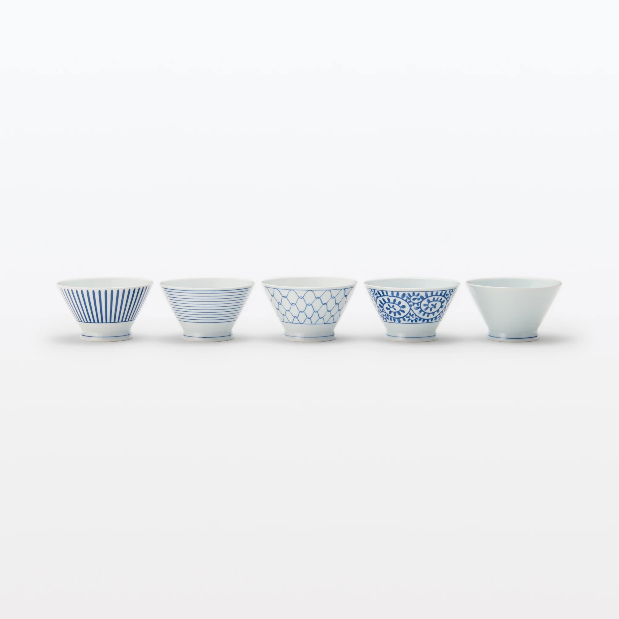 Hasami Ware Rice Bowl - Mesh Pattern - Large - Image 8