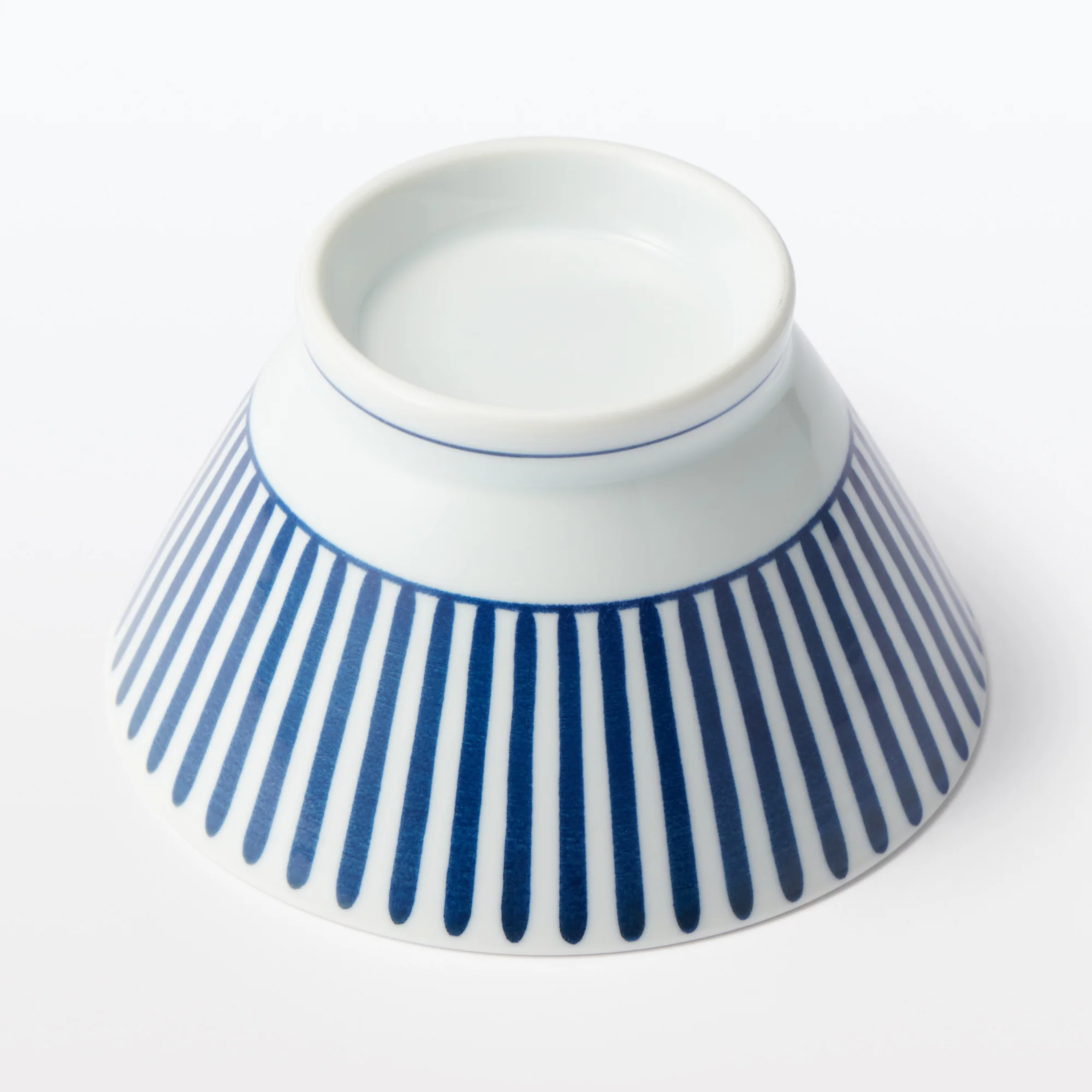 Hasami Ware Rice Bowl - Stripes Pattern - Image 5