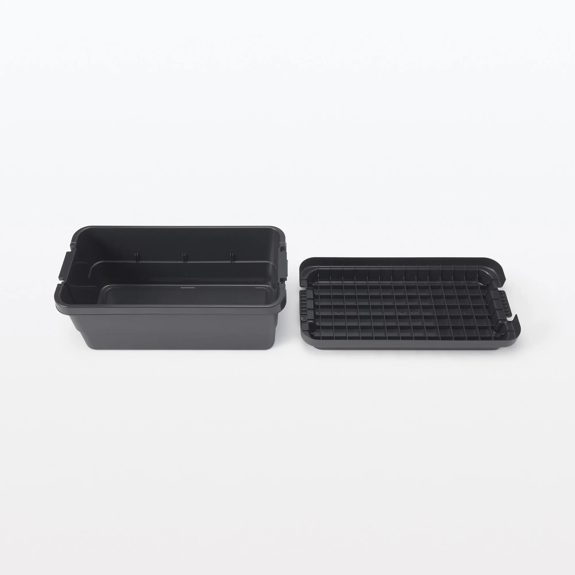 Heavy Duty Polypropylene Storage Box - Dark Grey - Extra Large (70 L) - Image 4