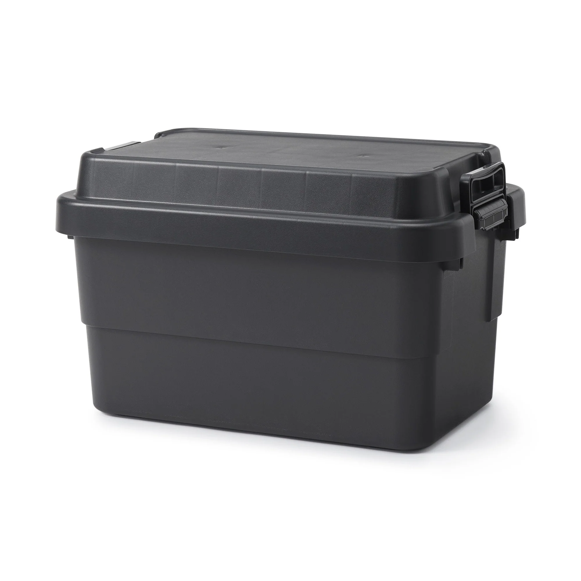 Heavy Duty Polypropylene Storage Box - Dark Grey - Large (50 L)