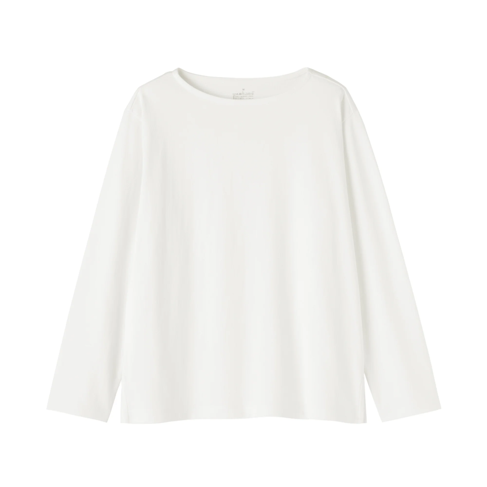 Heavyweight Cotton Boat Neck T-Shirt - Image 10