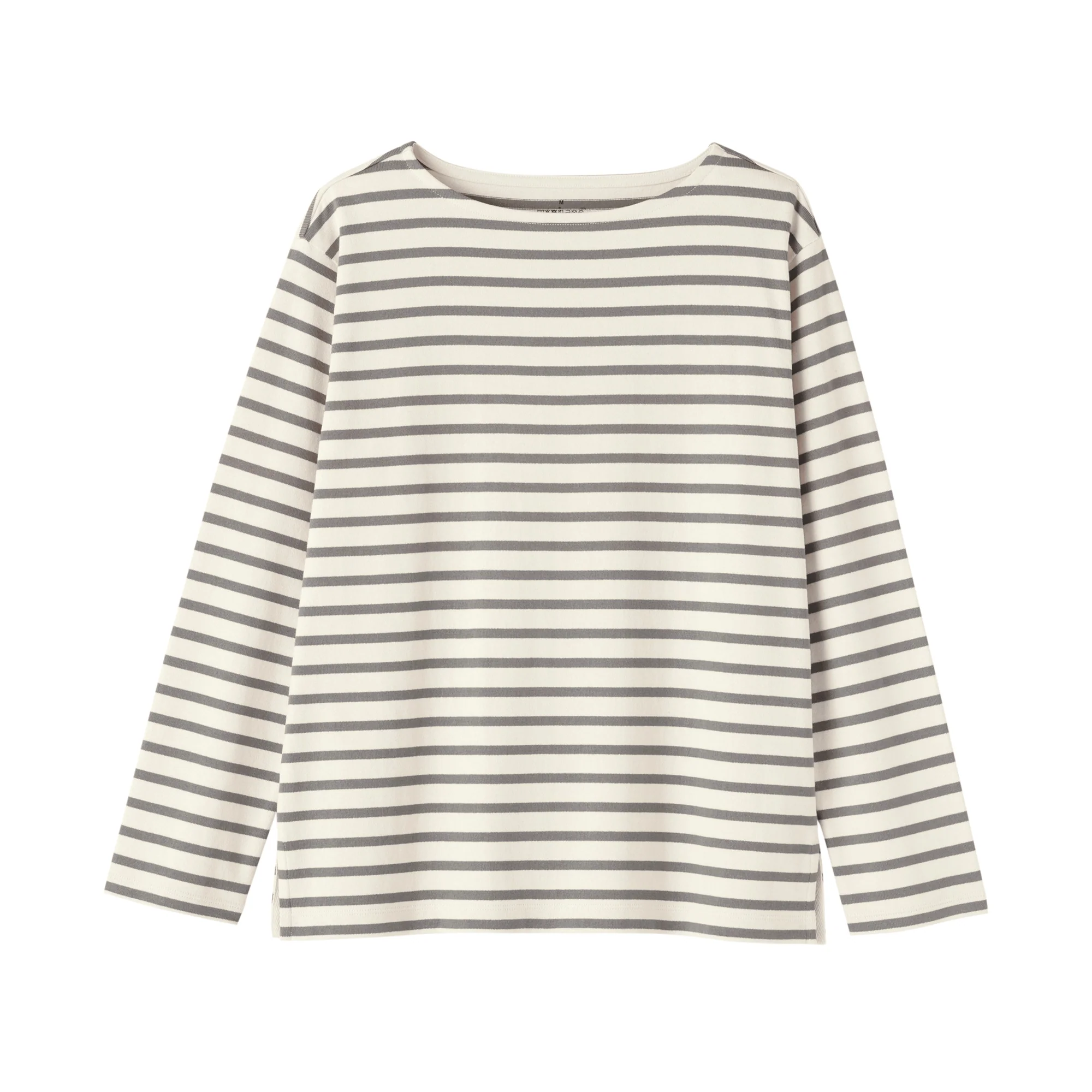 Heavyweight Cotton Boat Neck T-Shirt - Image 18