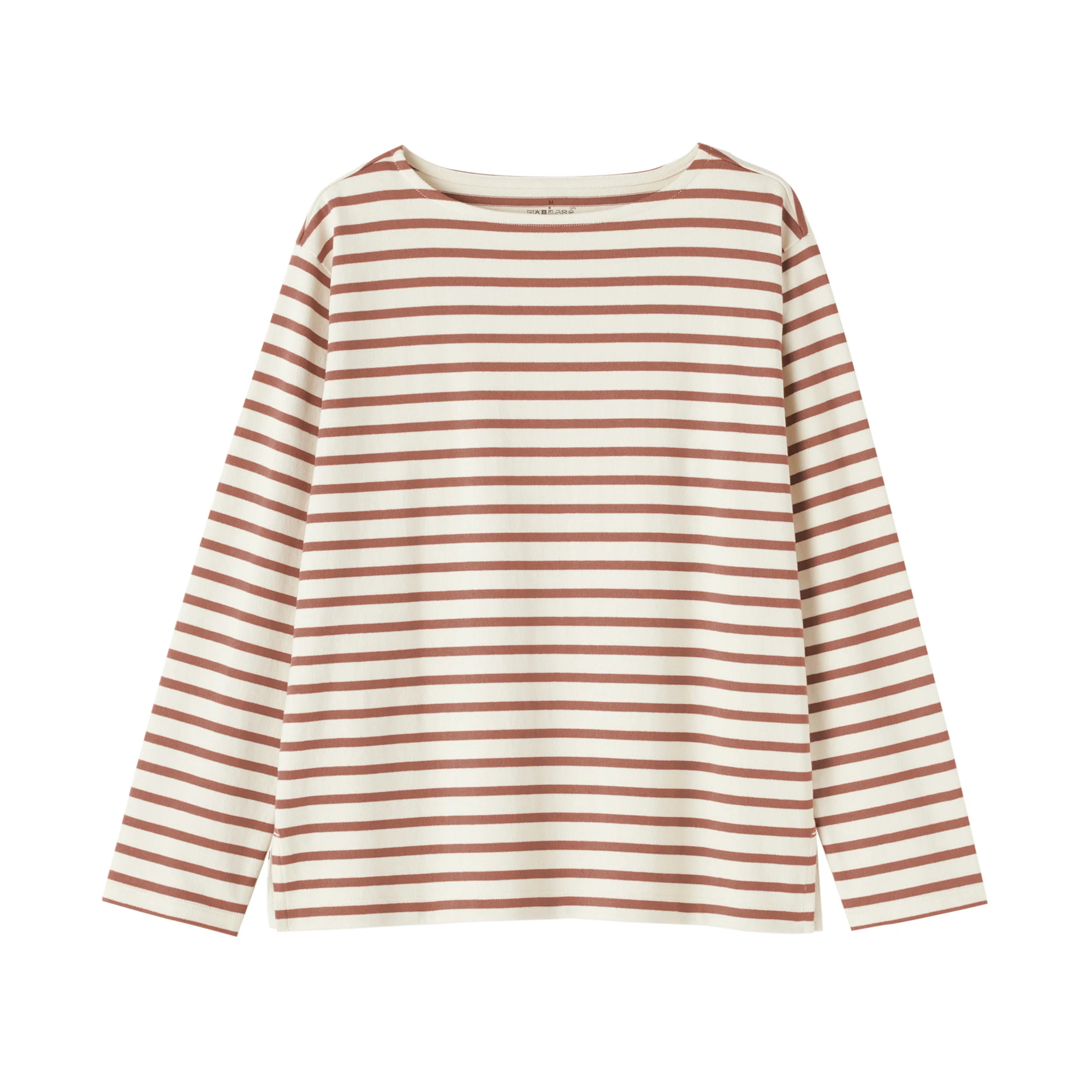 Heavyweight Cotton Boat Neck T-Shirt - Image 26