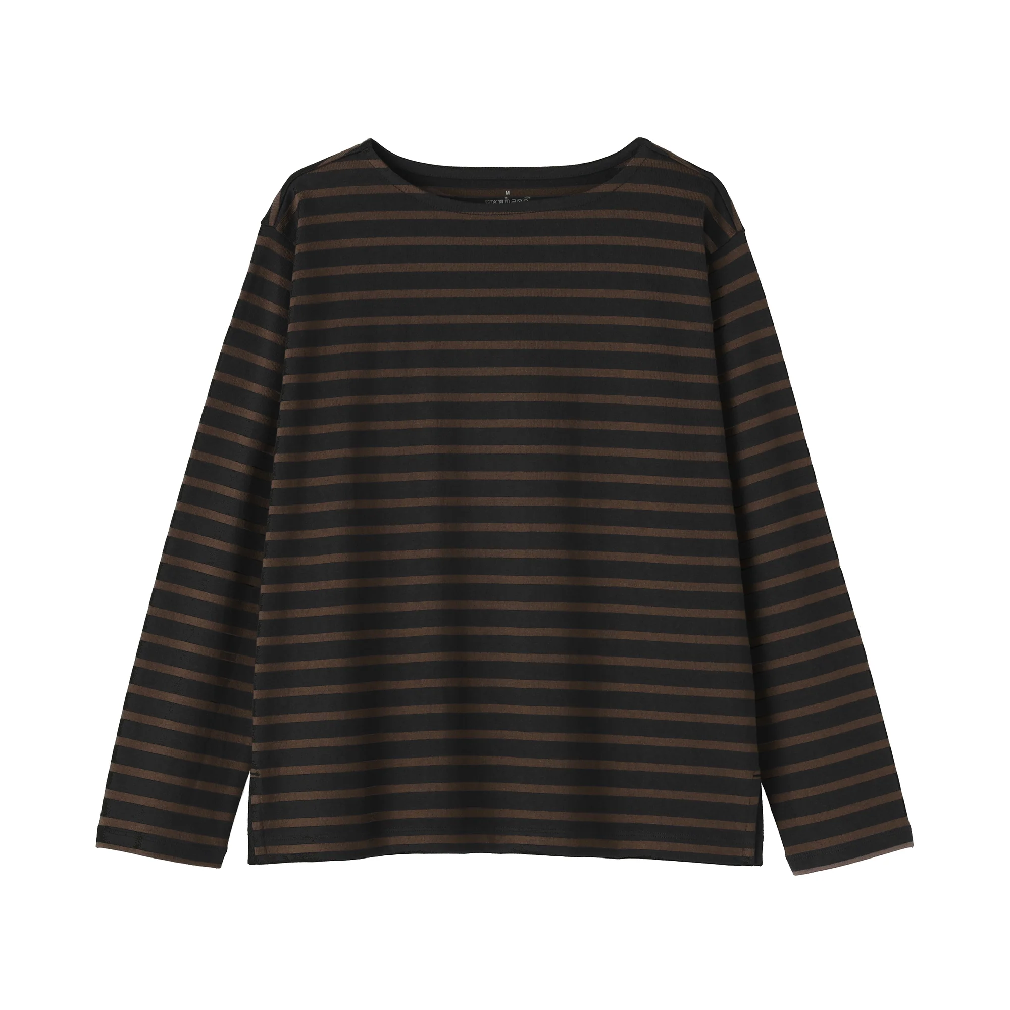 Heavyweight Cotton Boat Neck T-Shirt - Image 42