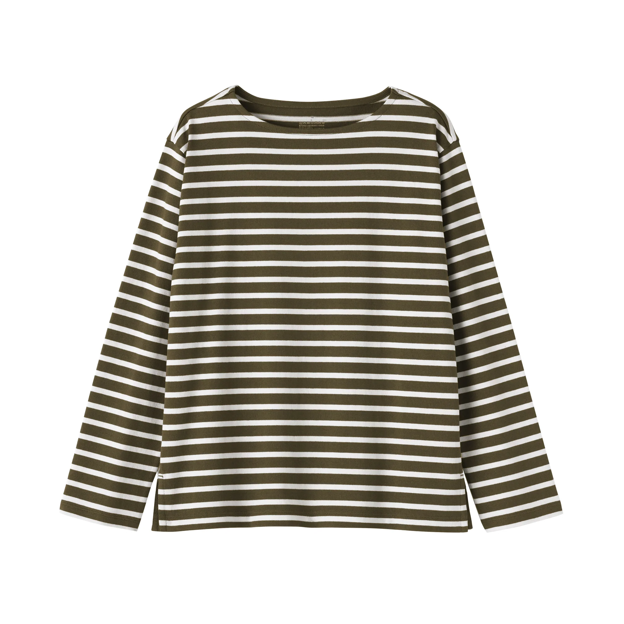 Heavyweight Cotton Boat Neck T-Shirt - Image 50
