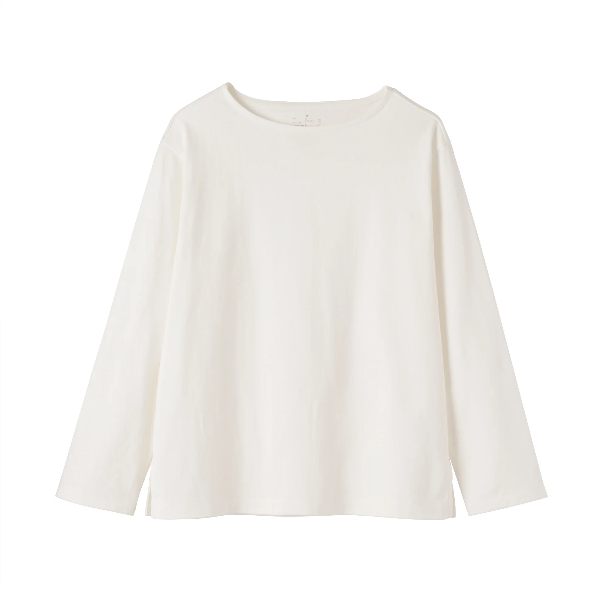 Heavyweight Cotton Boat Neck T-Shirt - Image 11