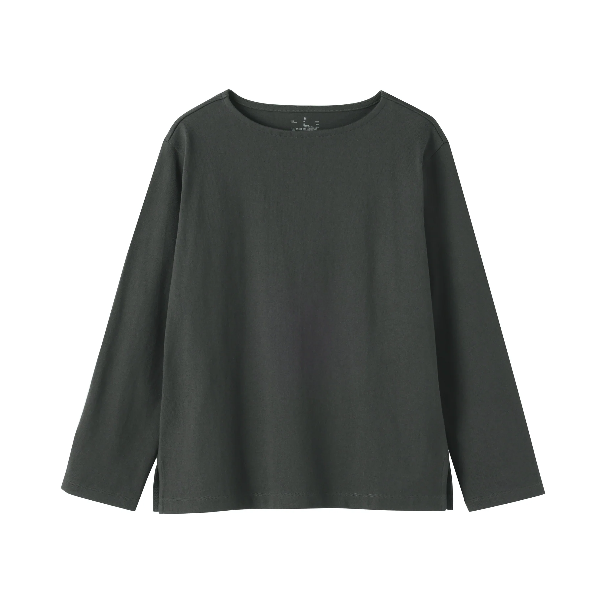 Heavyweight Cotton Boat Neck T-Shirt - Image 20