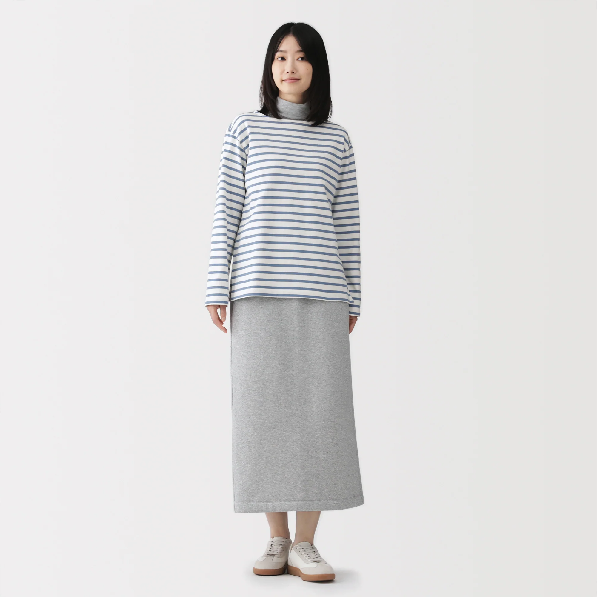 Heavyweight Cotton Boat Neck T-Shirt - Image 40