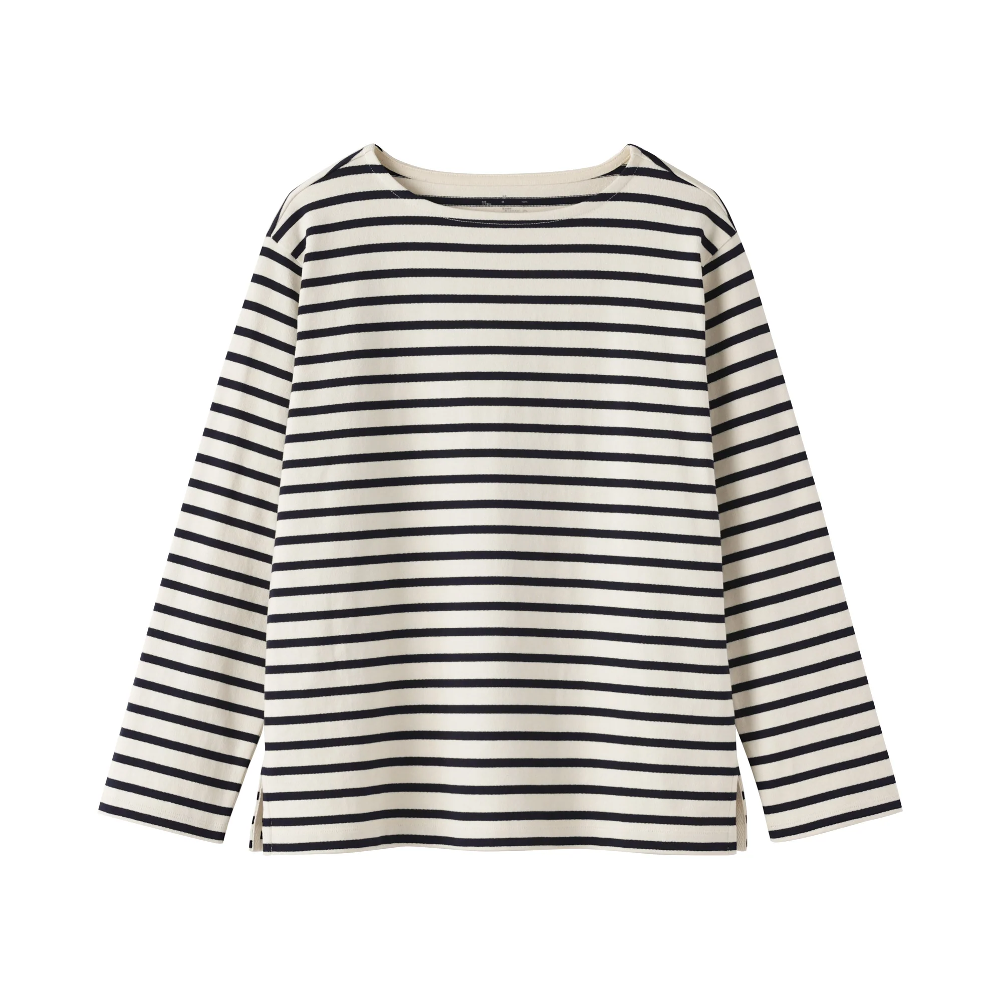 Heavyweight Cotton Boat Neck T-Shirt - Image 47