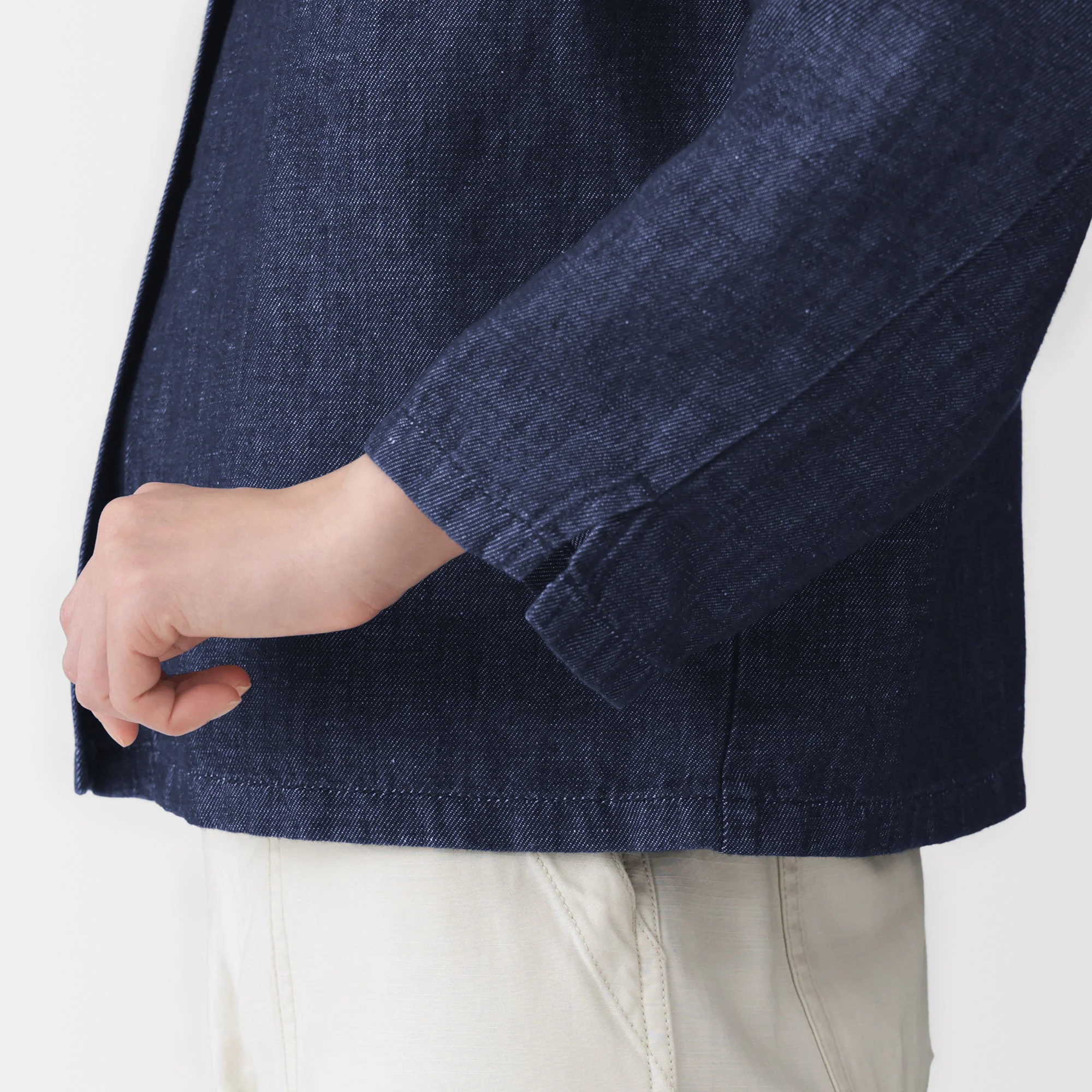 Hemp Blend Denim Shirt - Image 8