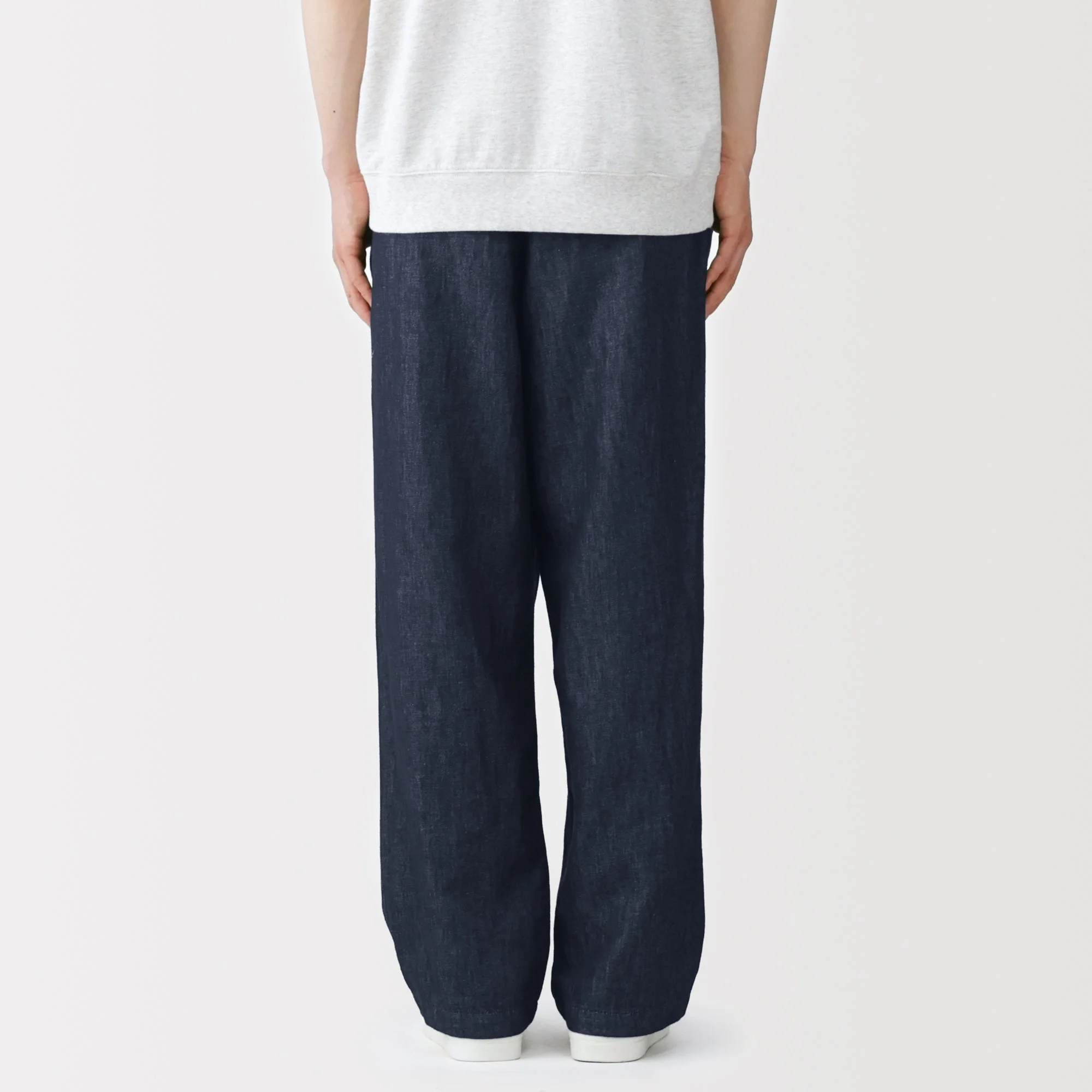 Hemp Blend Denim Straight Pants - Image 6