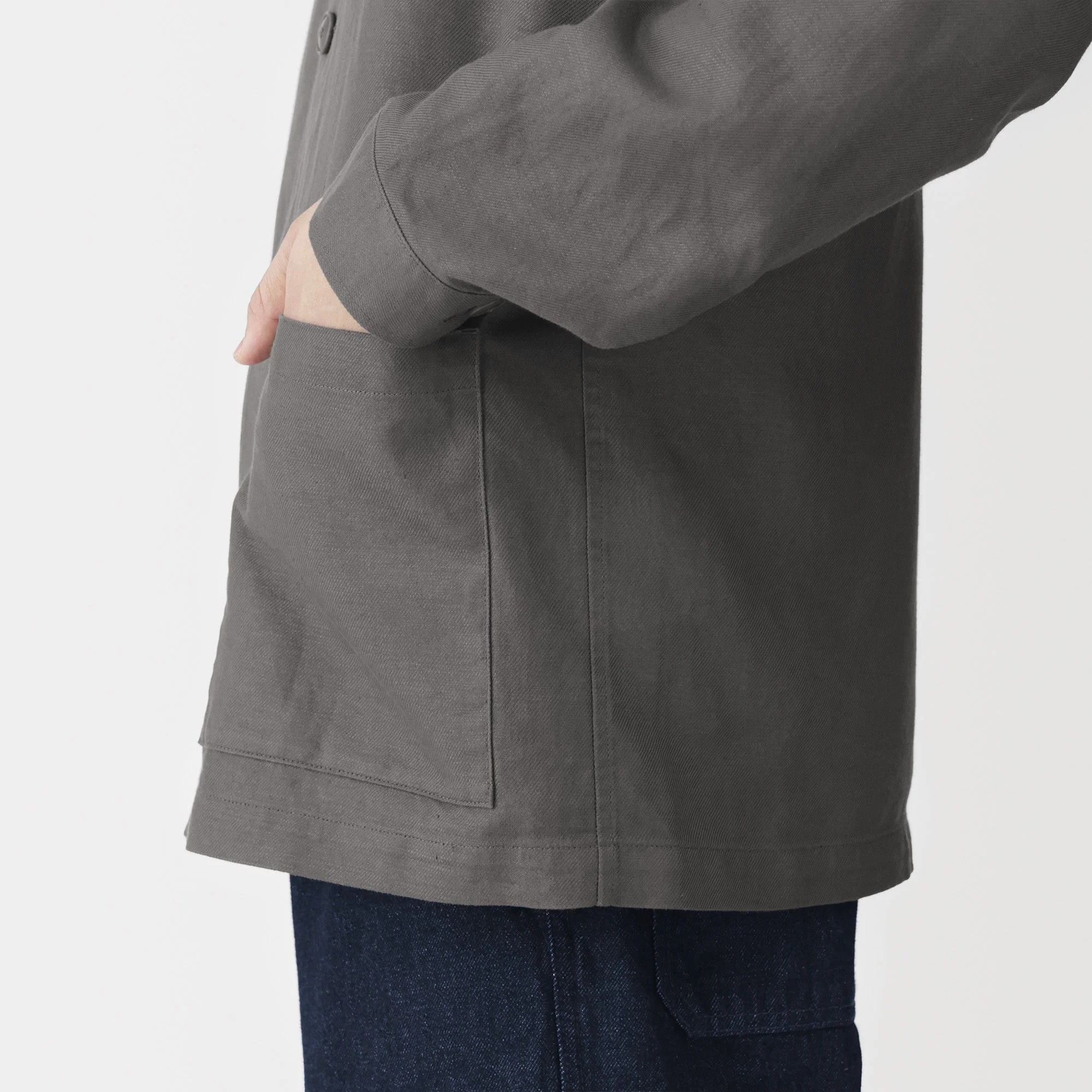 Hemp Blend Twill Jacket - Image 17