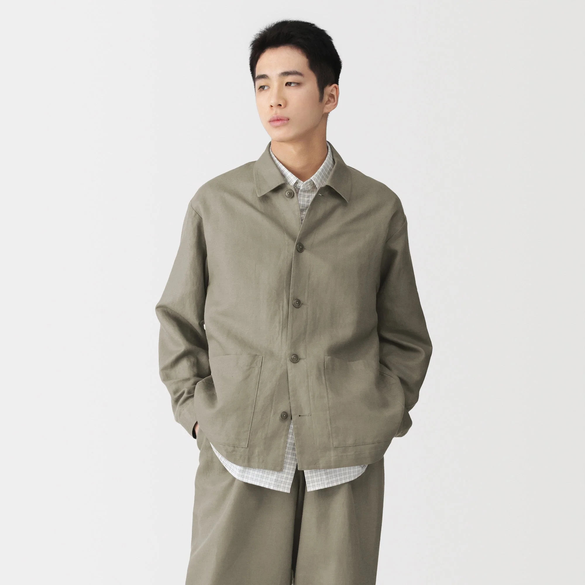 Hemp Blend Twill Jacket - Image 21
