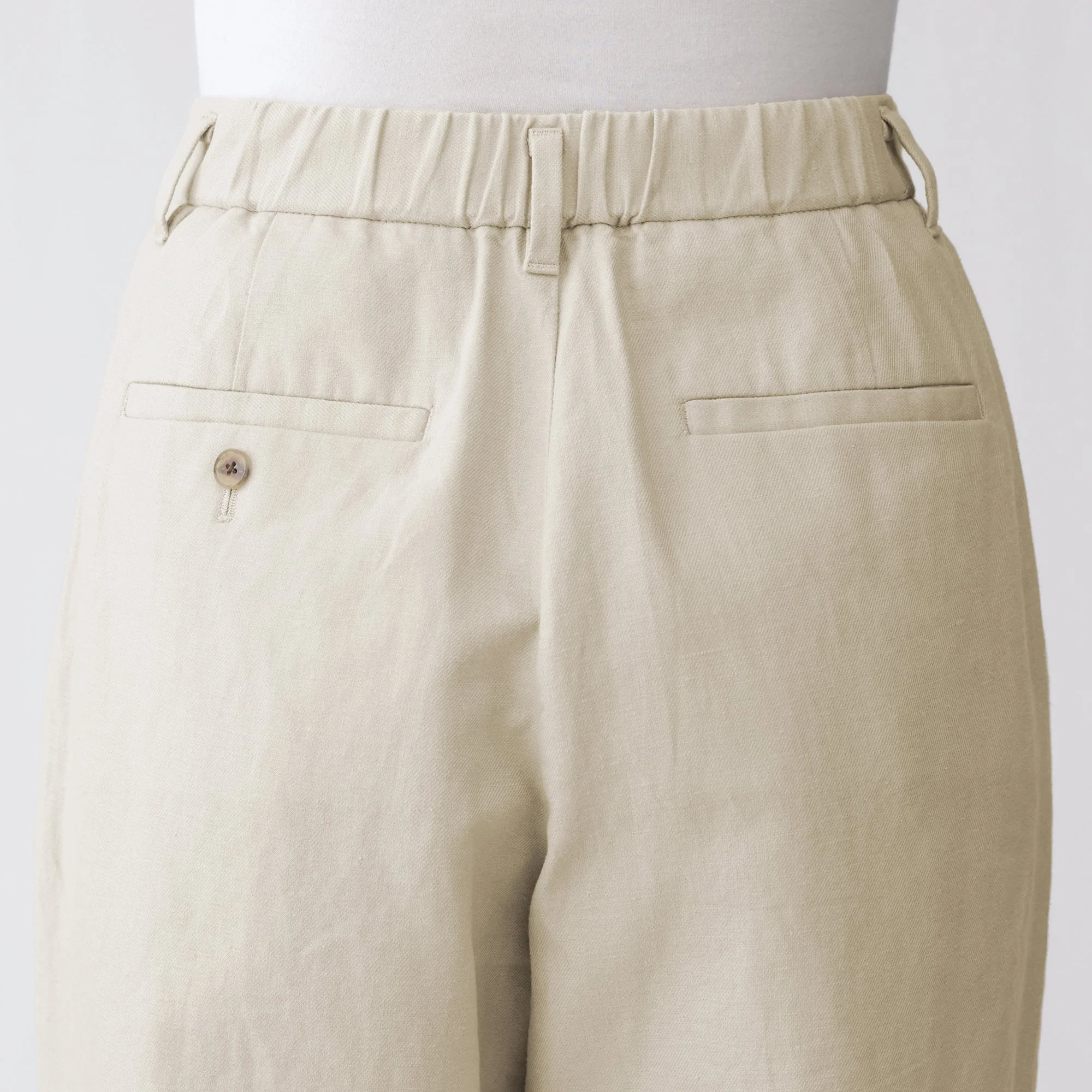 Hemp Blend Twill Straight Pants - Image 17