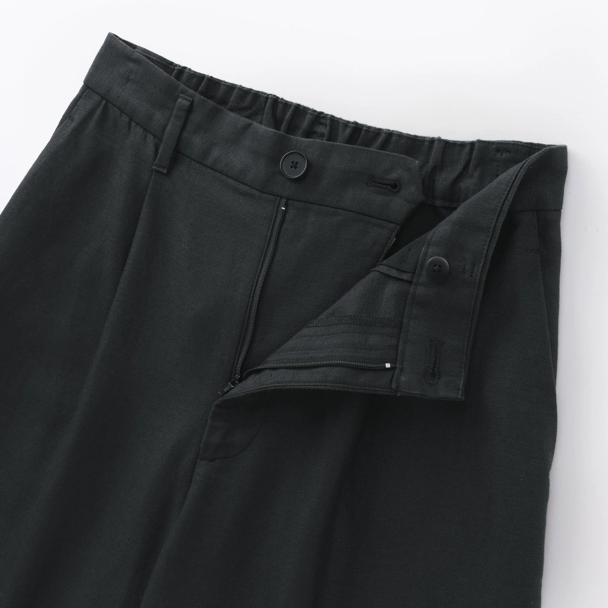 Hemp Blend Twill Straight Pants - Image 18