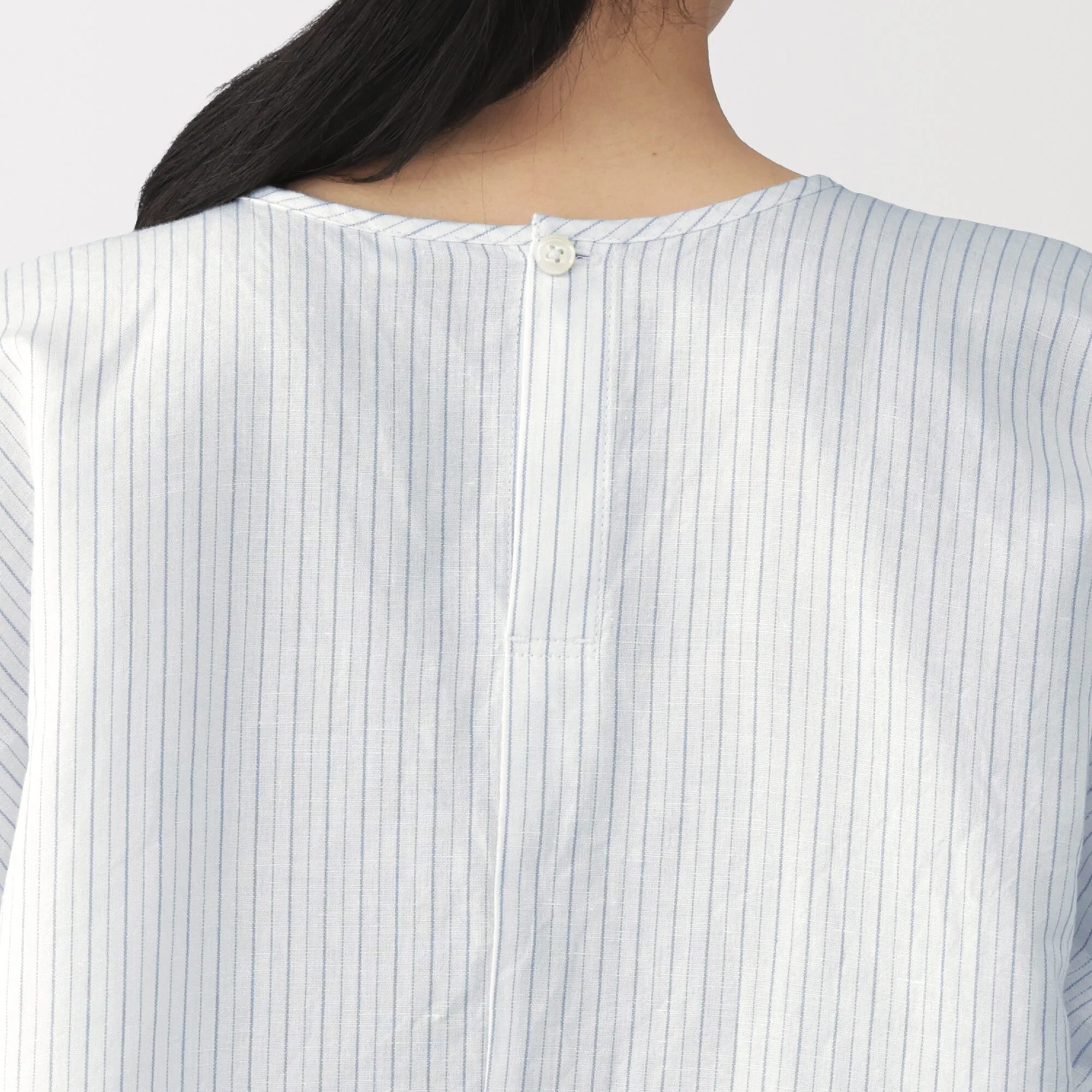 Hemp Cotton Gather Sleeve Blouse - Image 35