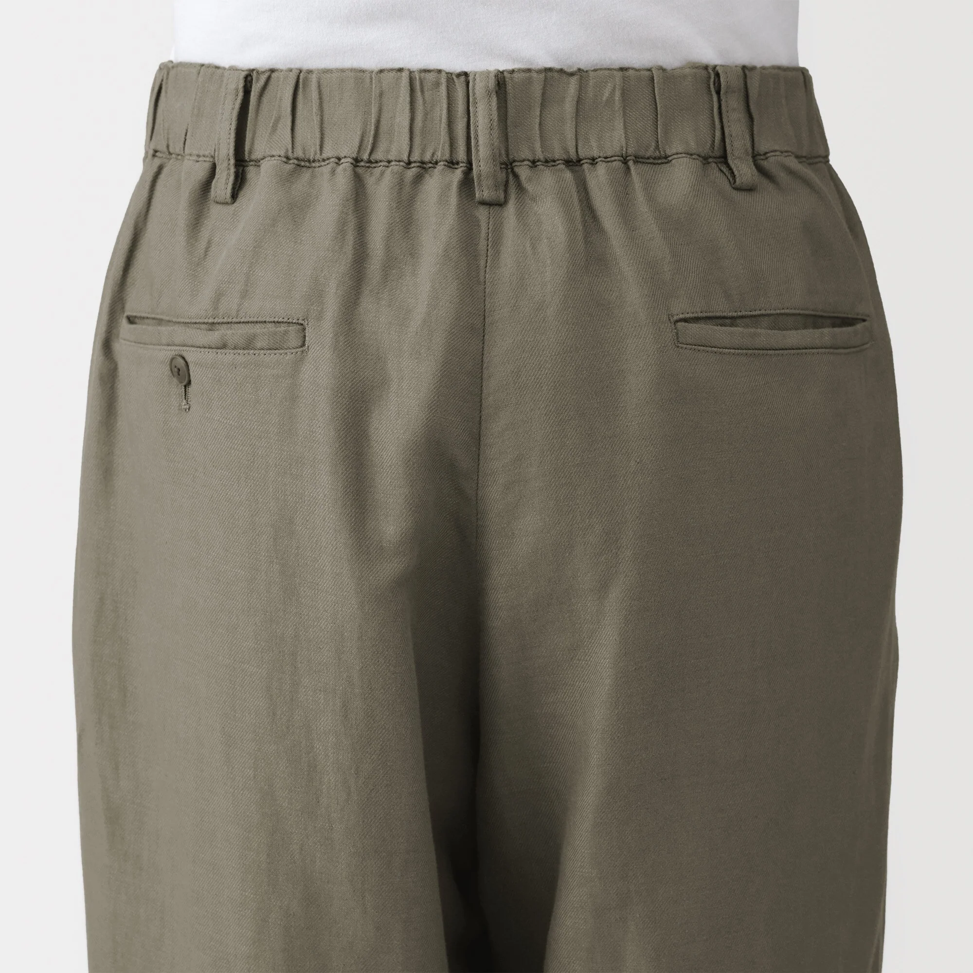 Hemp Cotton Twill Straight Pants - Image 16