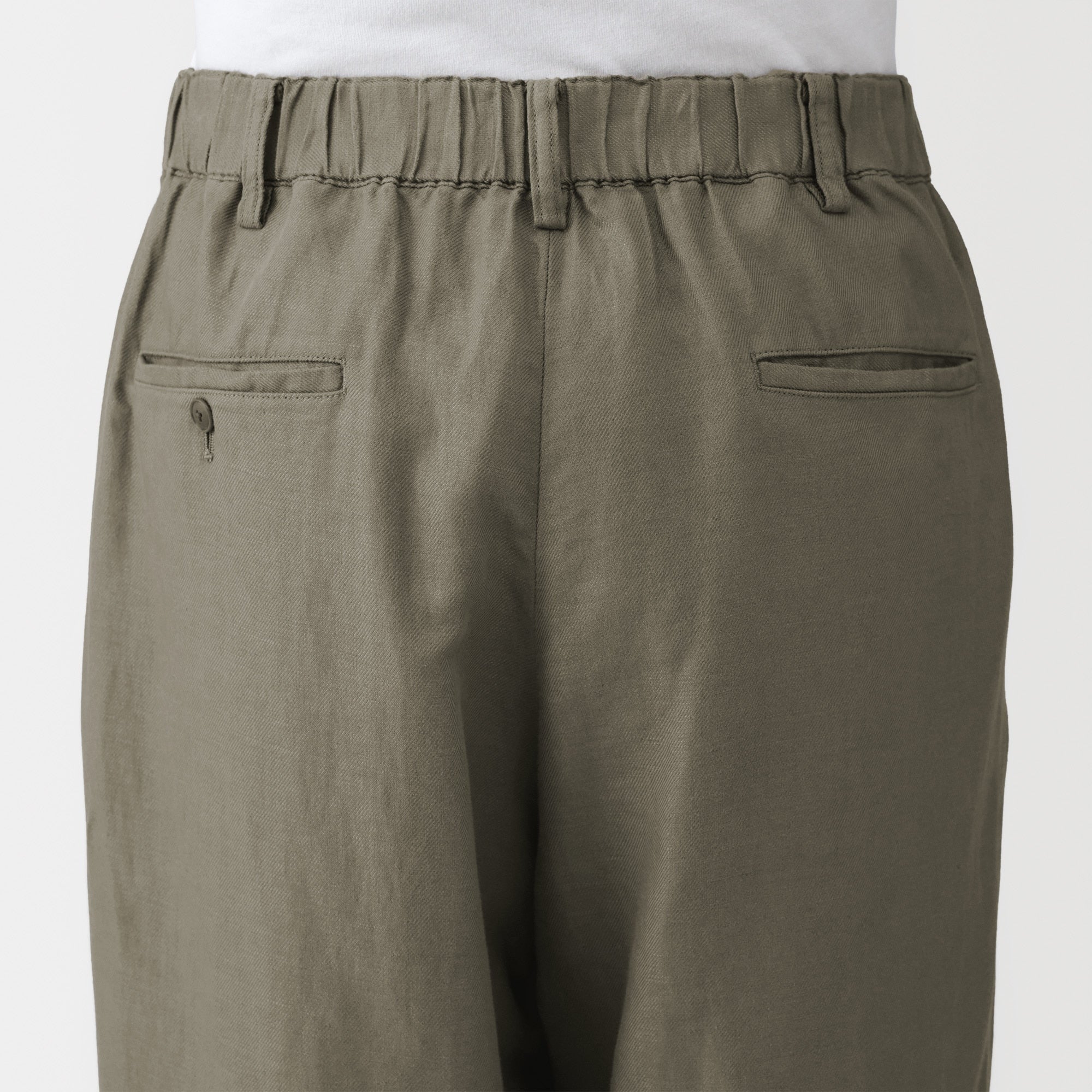 Hemp Cotton Twill Straight Pants - Image 25