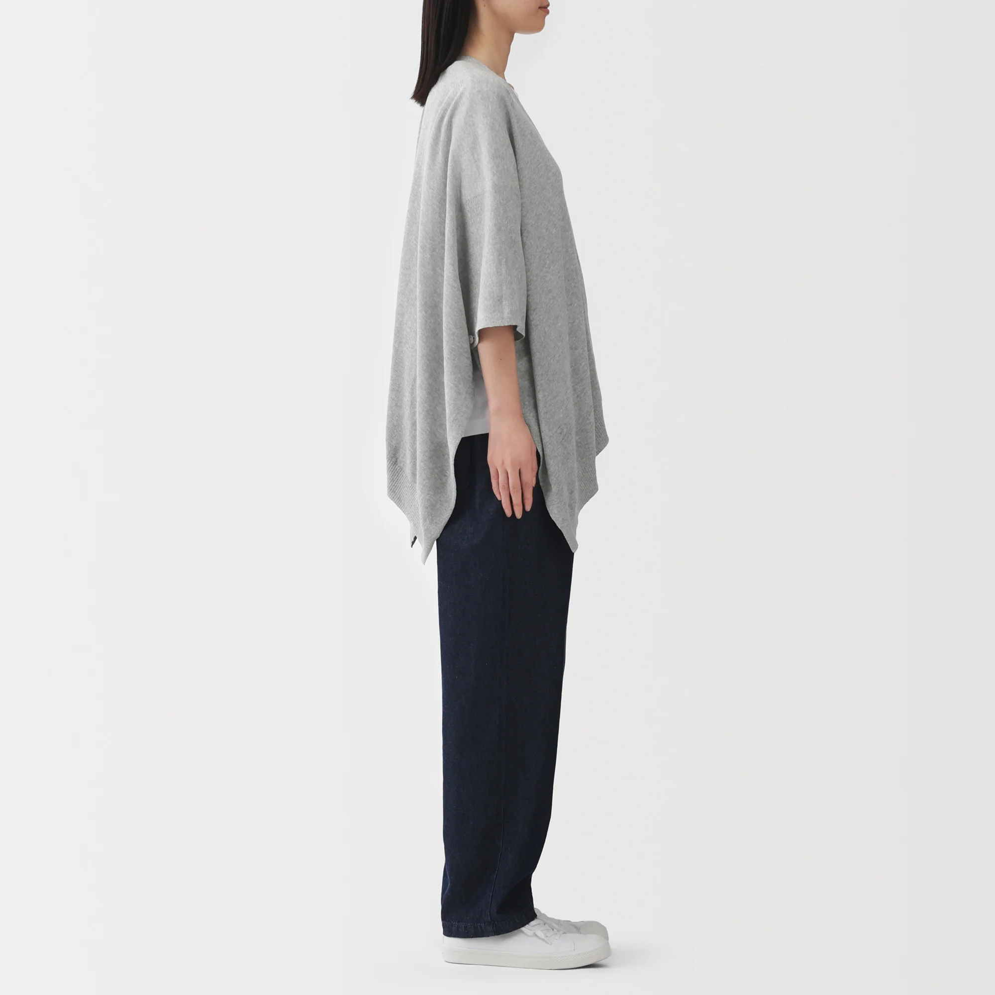 High-Twist Cotton Buttoned Bolero - Image 14