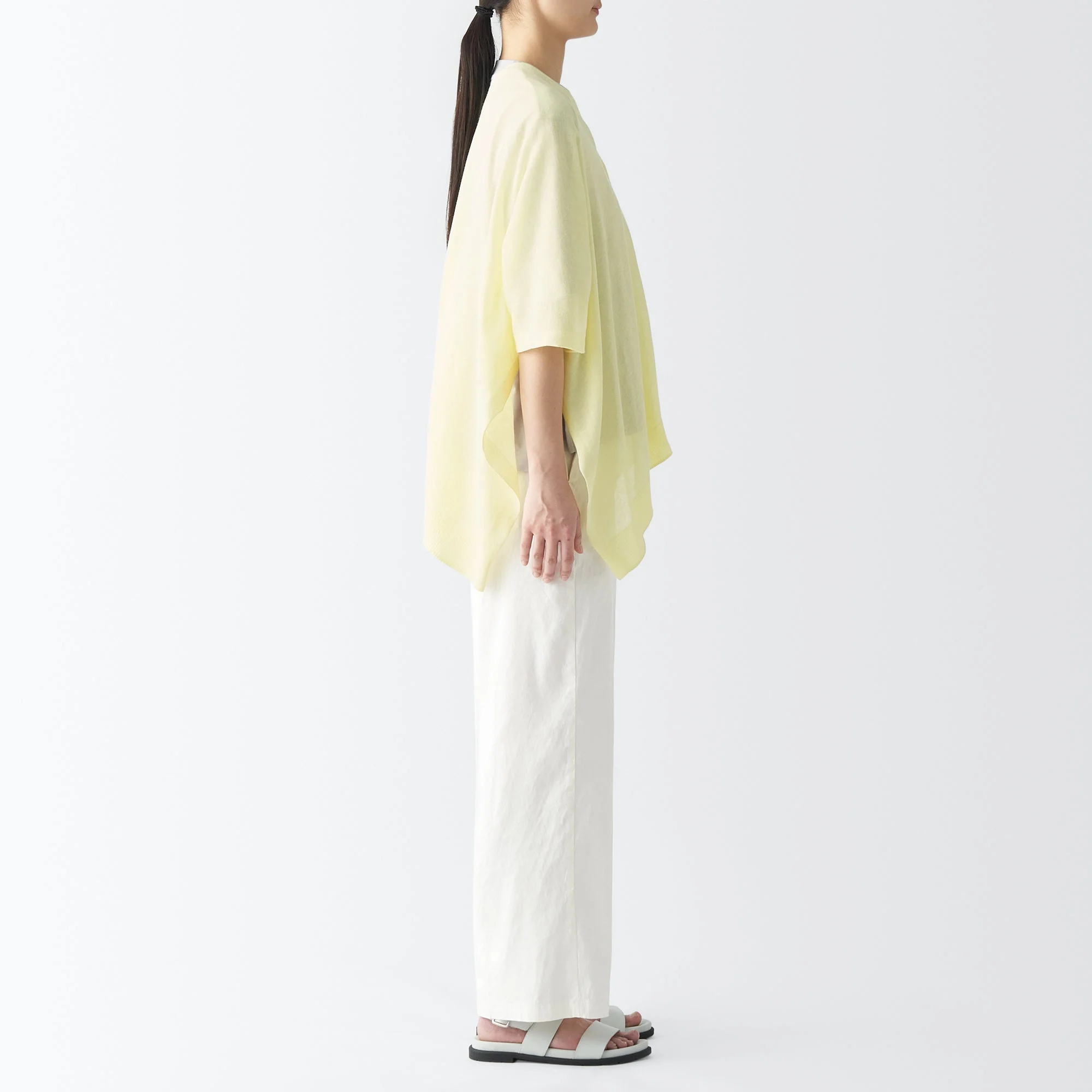 High-Twist Cotton Buttoned Bolero - Image 13