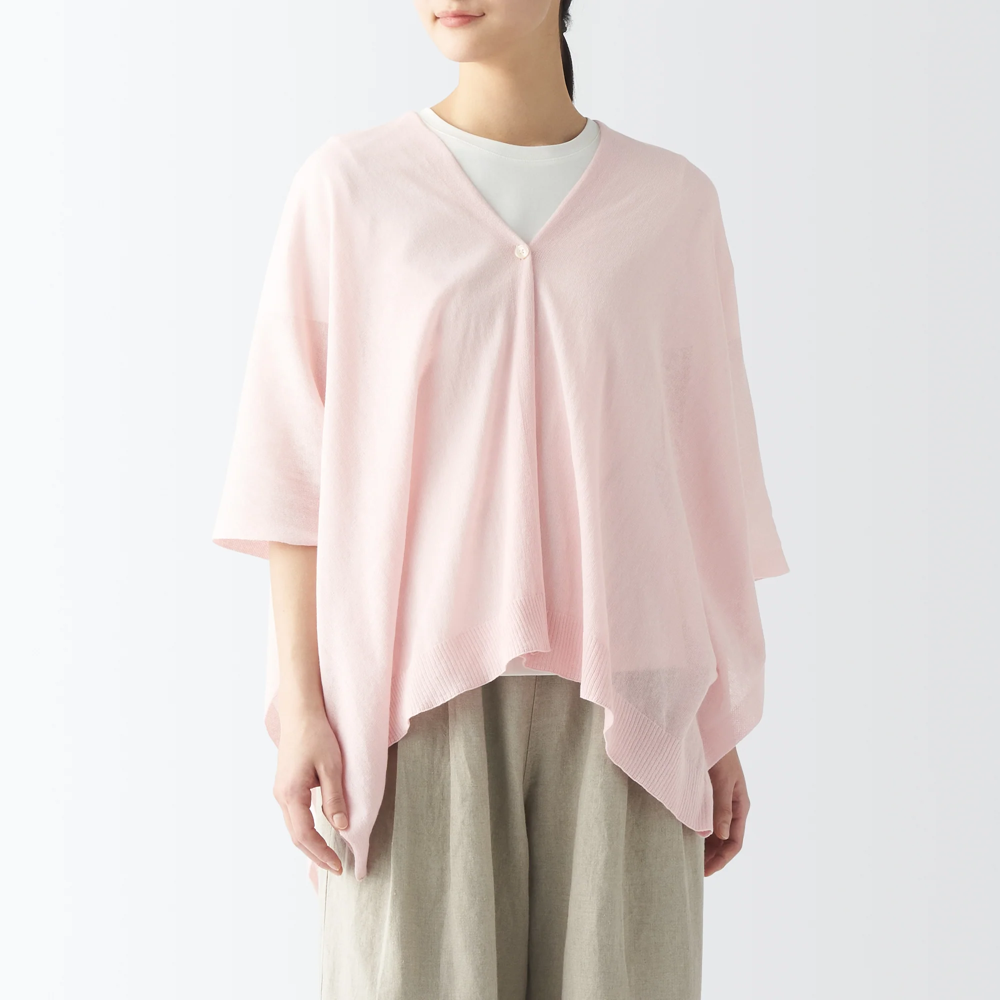 High-Twist Cotton Buttoned Bolero - Image 19